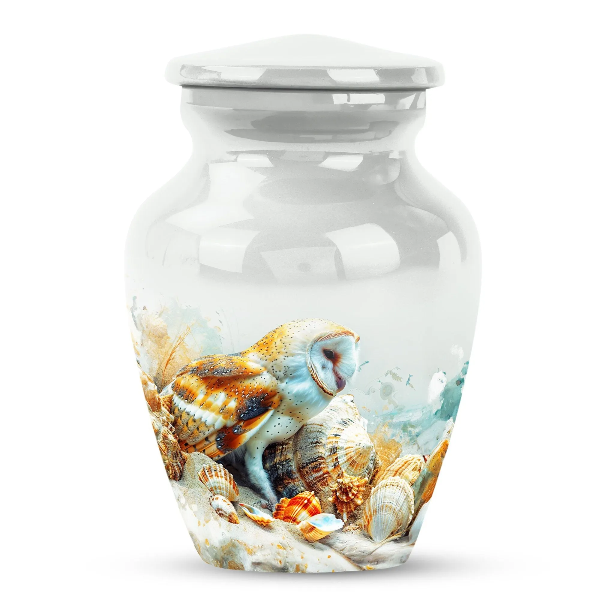 Barn Owl Cremation Memory Urn, An Homage To Motherhood