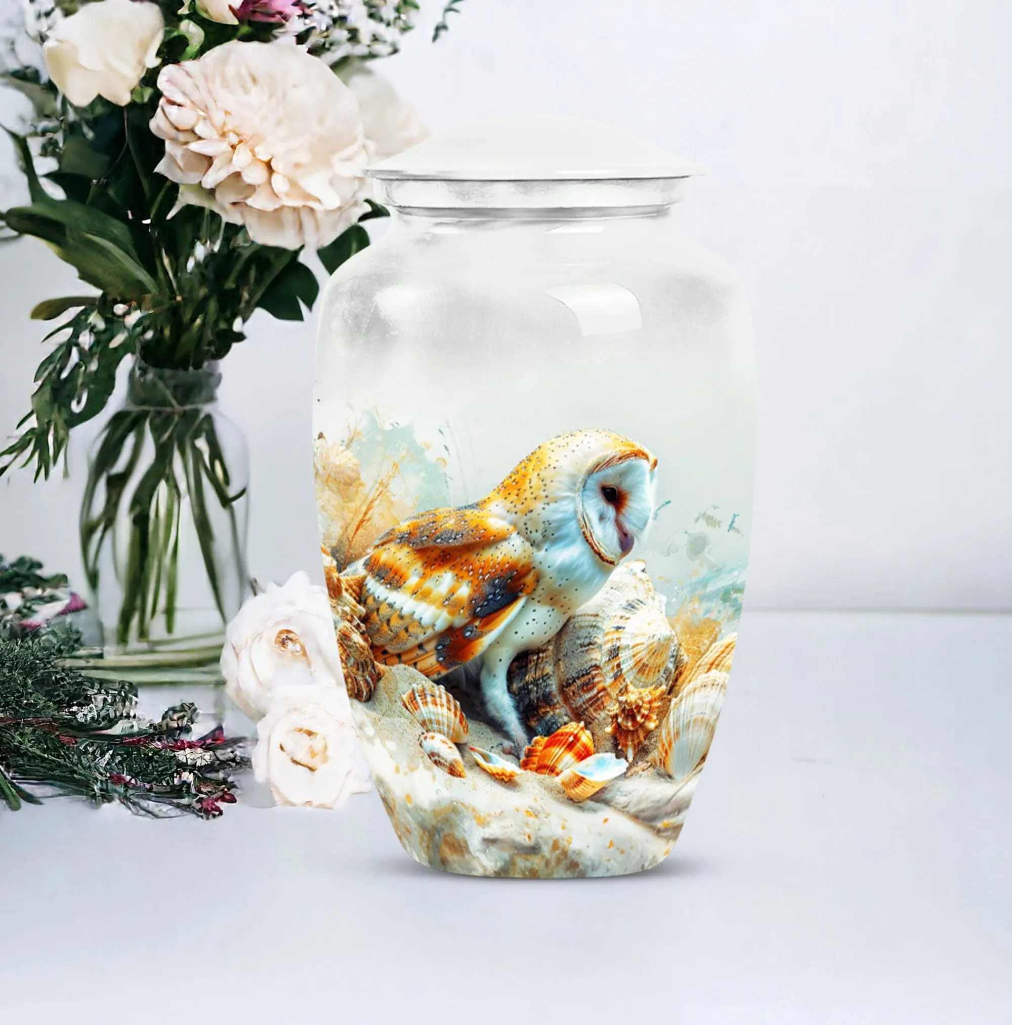 Barn Owl Cremation Memory Urn, An Homage To Motherhood