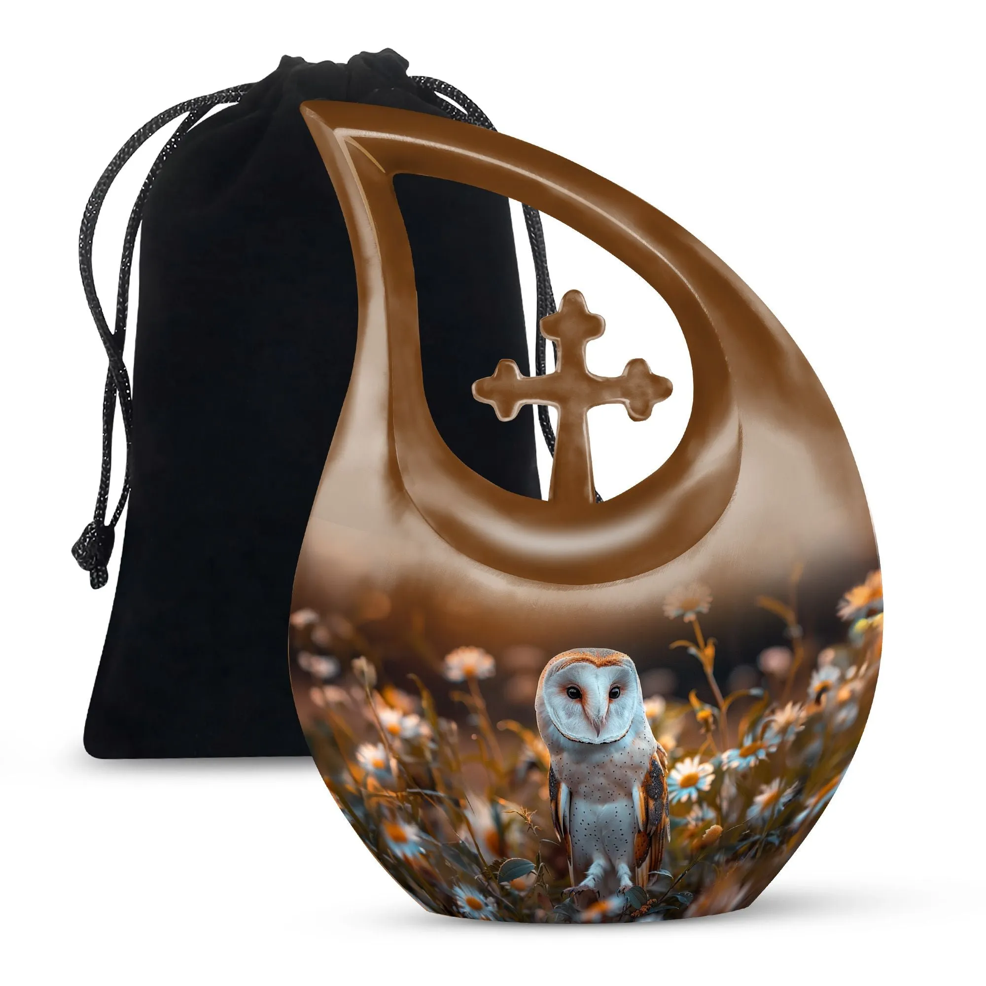 Barn Owl Urn: Perfect Memorials Cremation Urn For Human Ashes