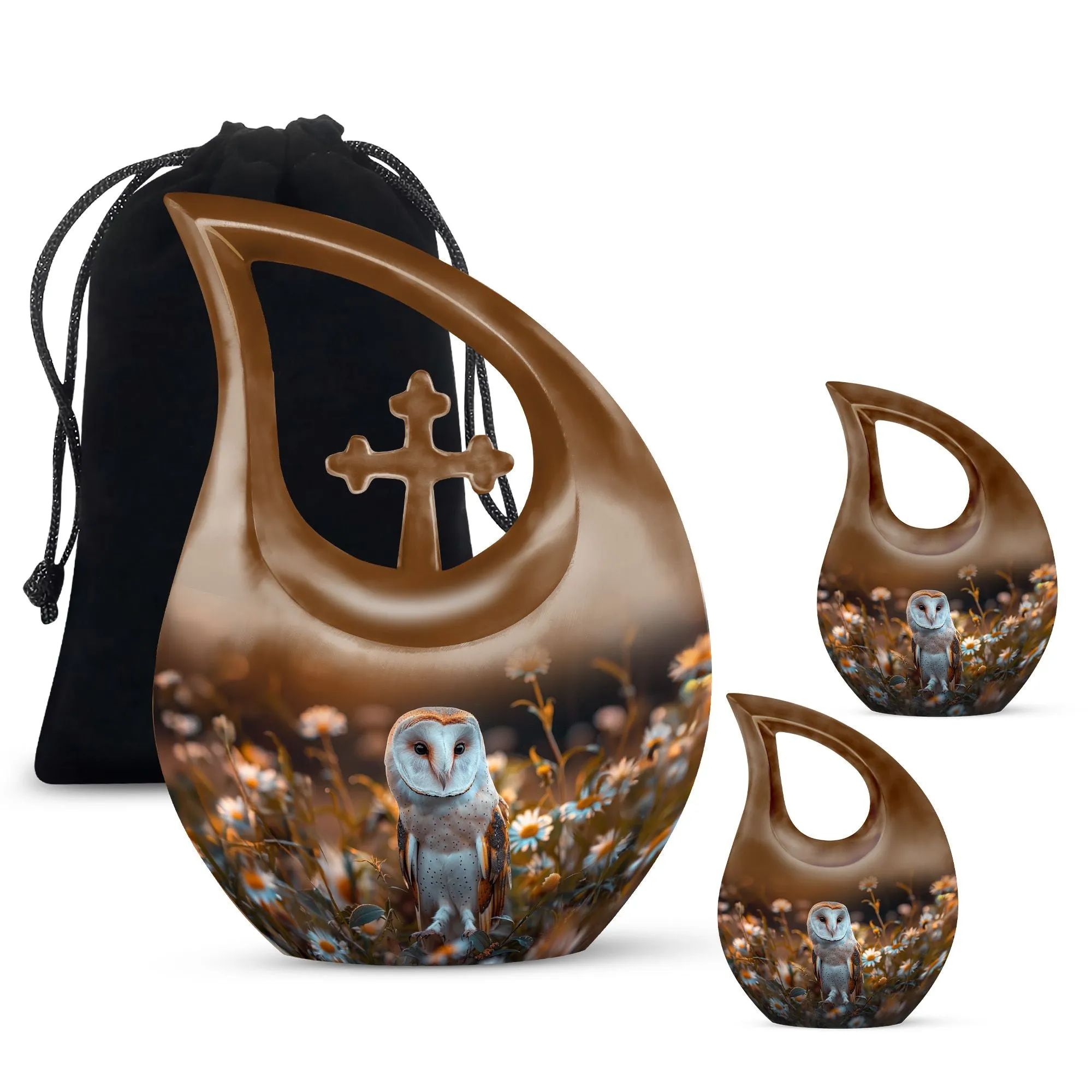 Barn Owl Urn: Perfect Memorials Cremation Urn For Human Ashes