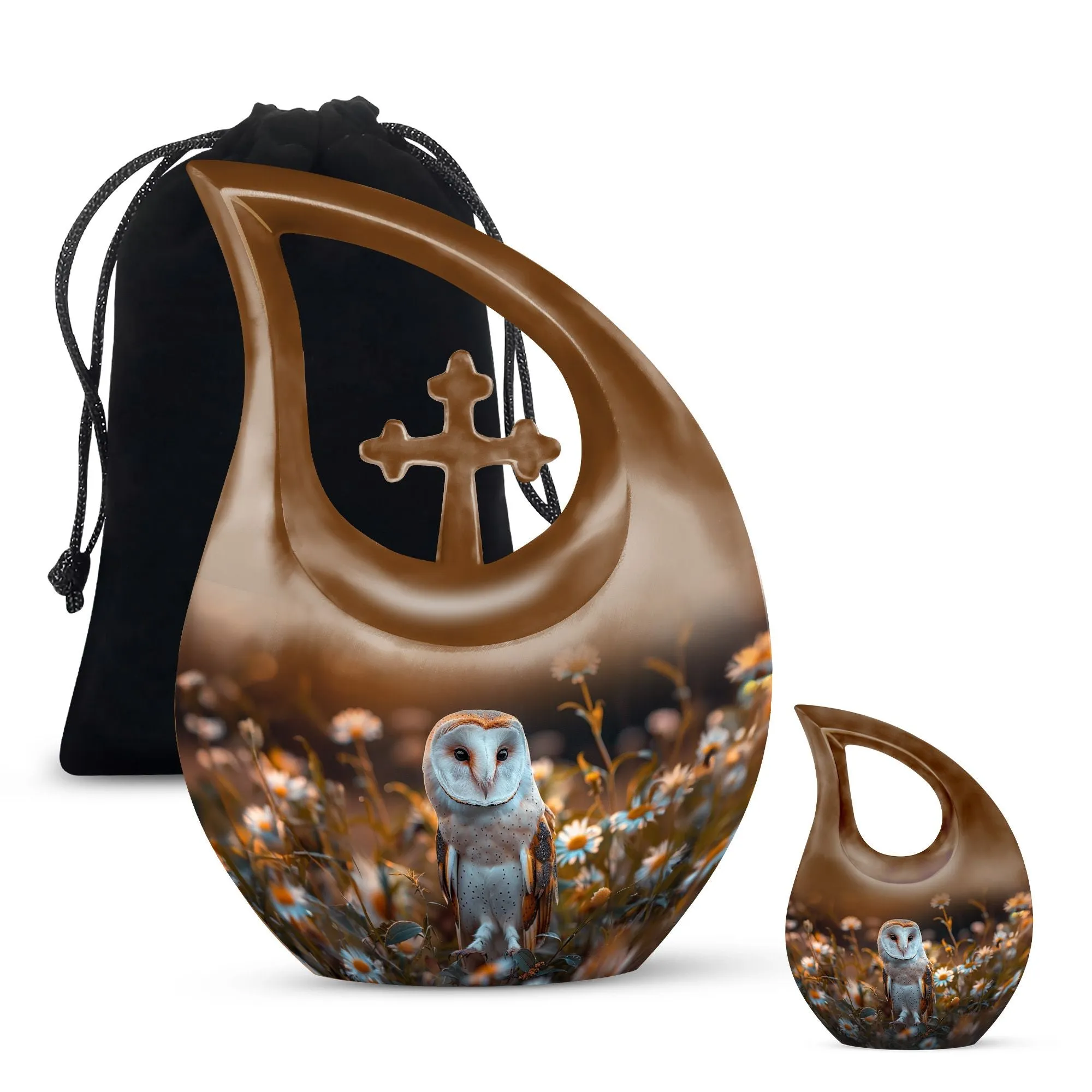 Barn Owl Urn: Perfect Memorials Cremation Urn For Human Ashes