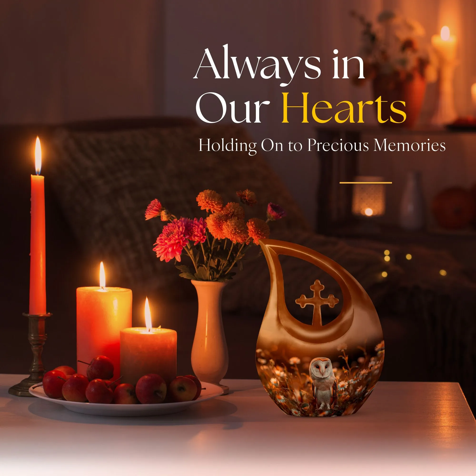 Barn Owl Urn: Perfect Memorials Cremation Urn For Human Ashes
