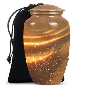 Beach Memories: Majestic Large Burial Urn for Women's Ashes