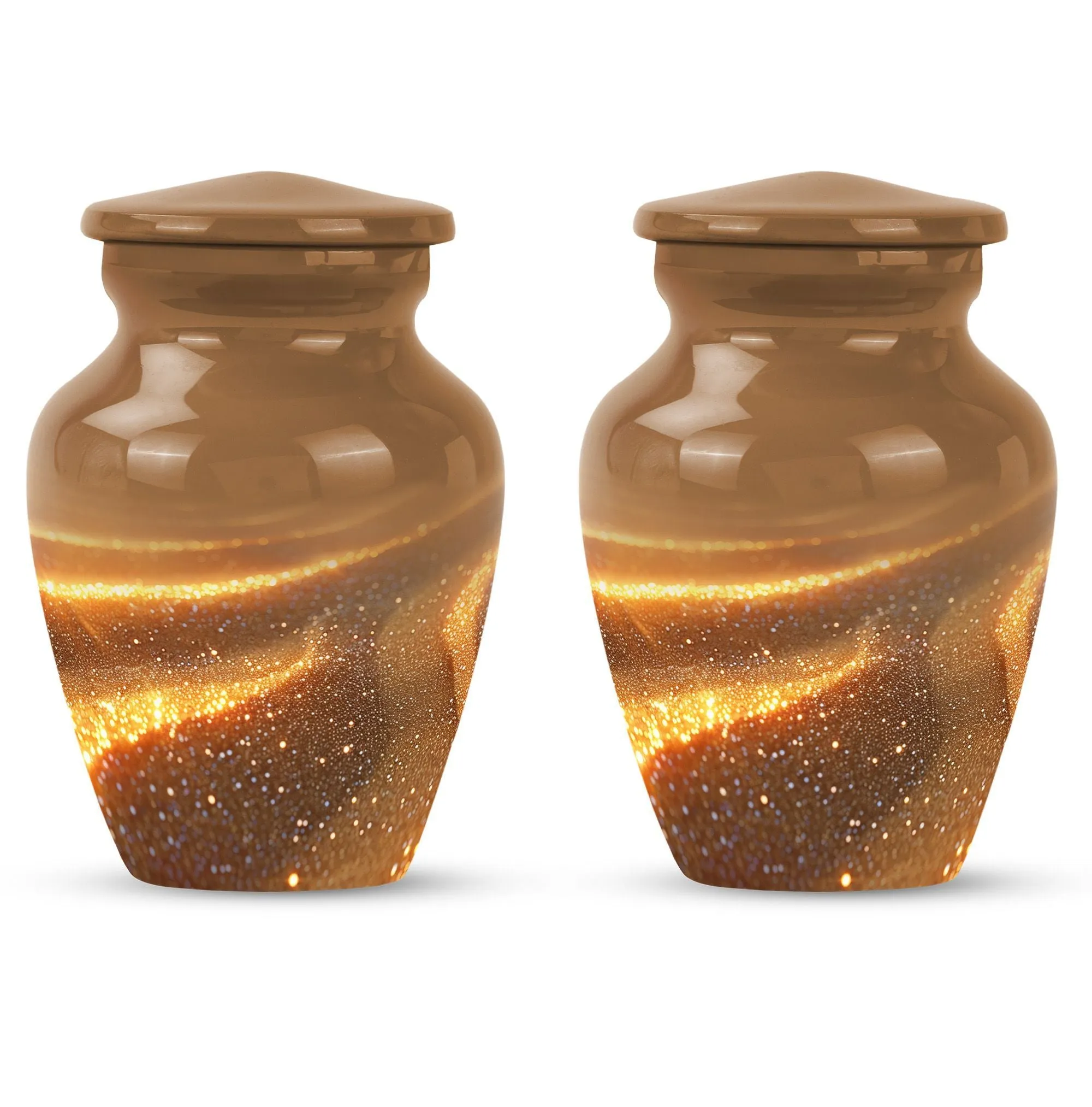Beach Memories: Majestic Large Burial Urn for Women's Ashes
