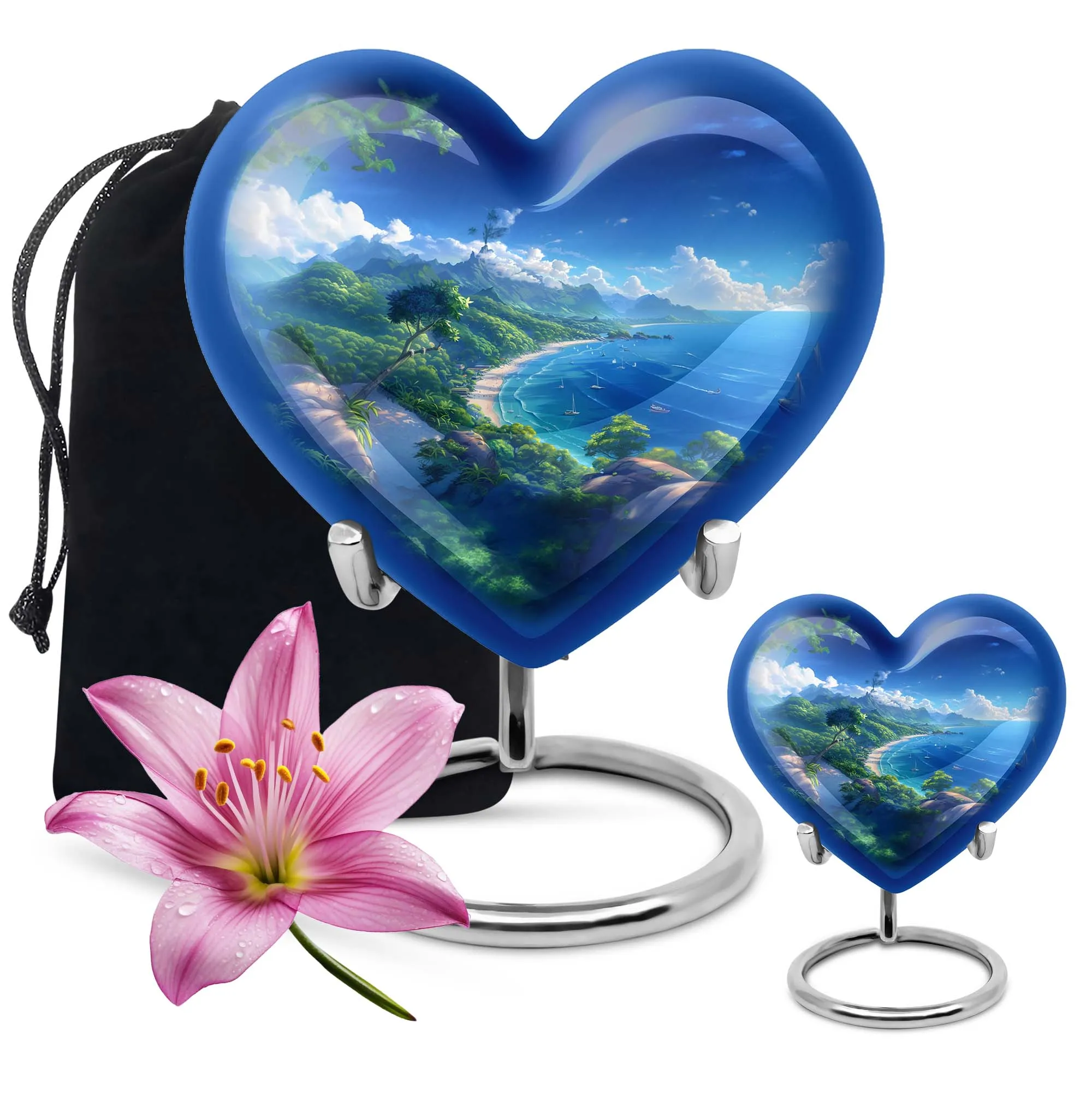 Beach Urn Eternity Blossoms - A Perfect Memorial for Mom
