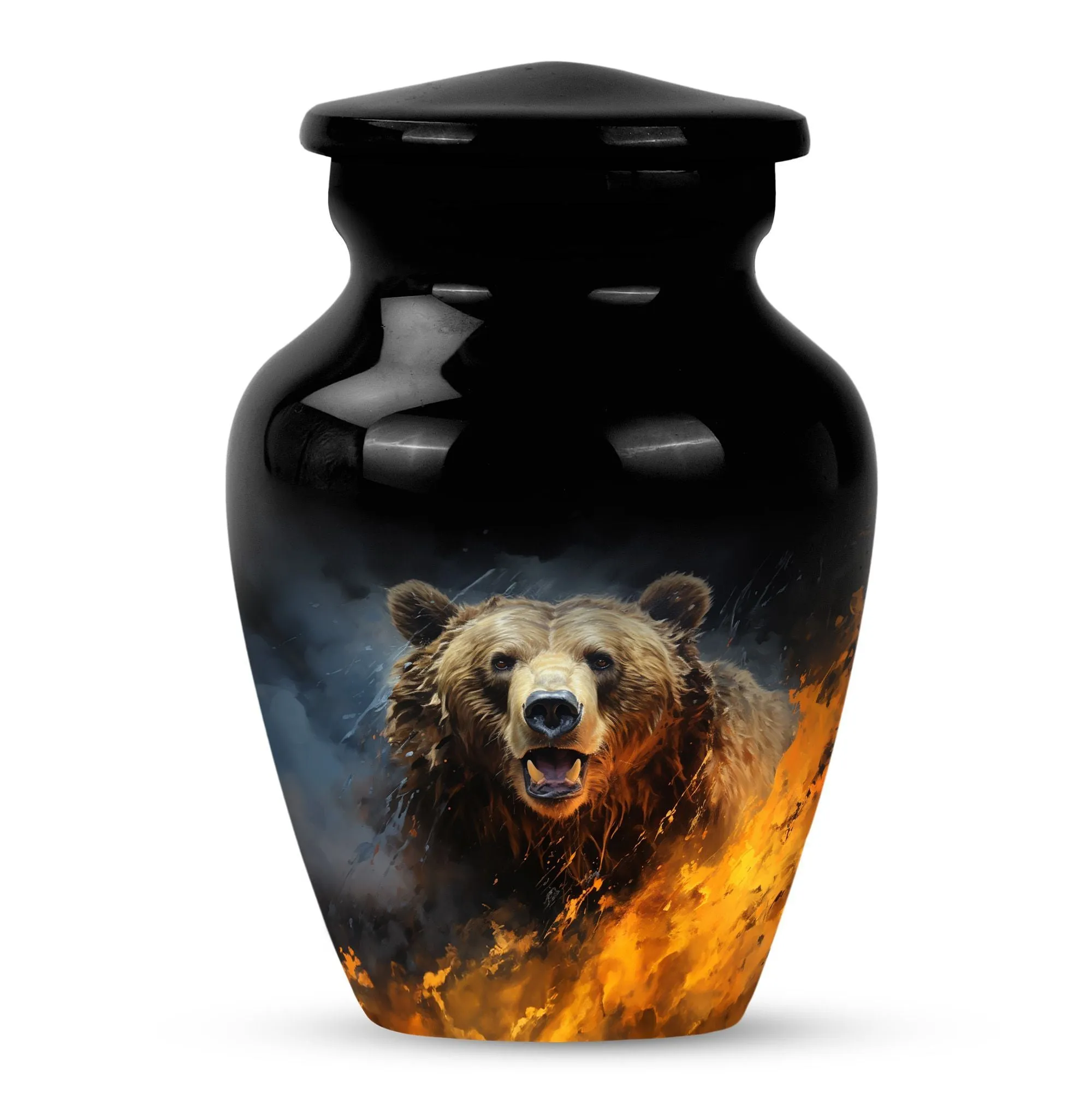 Bear Inspired Human Cremation Urn: A Memory Holder