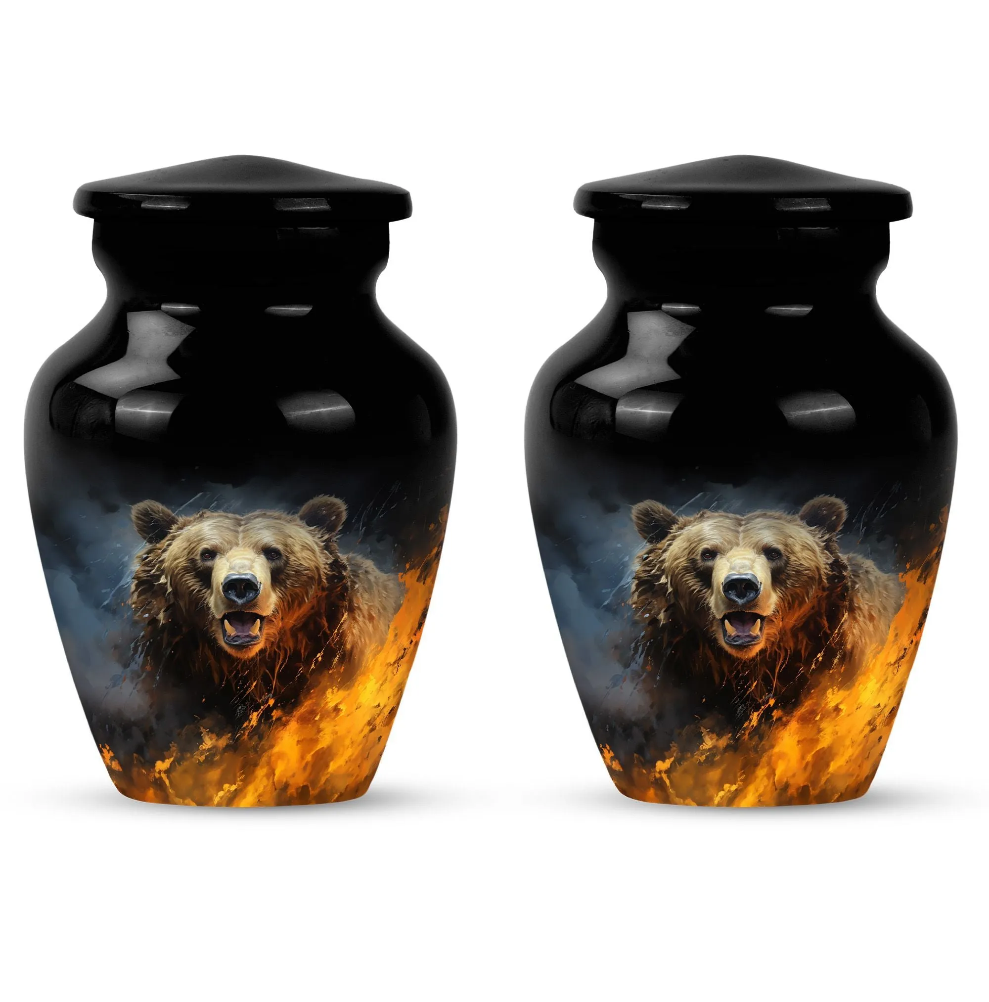 Bear Inspired Human Cremation Urn: A Memory Holder
