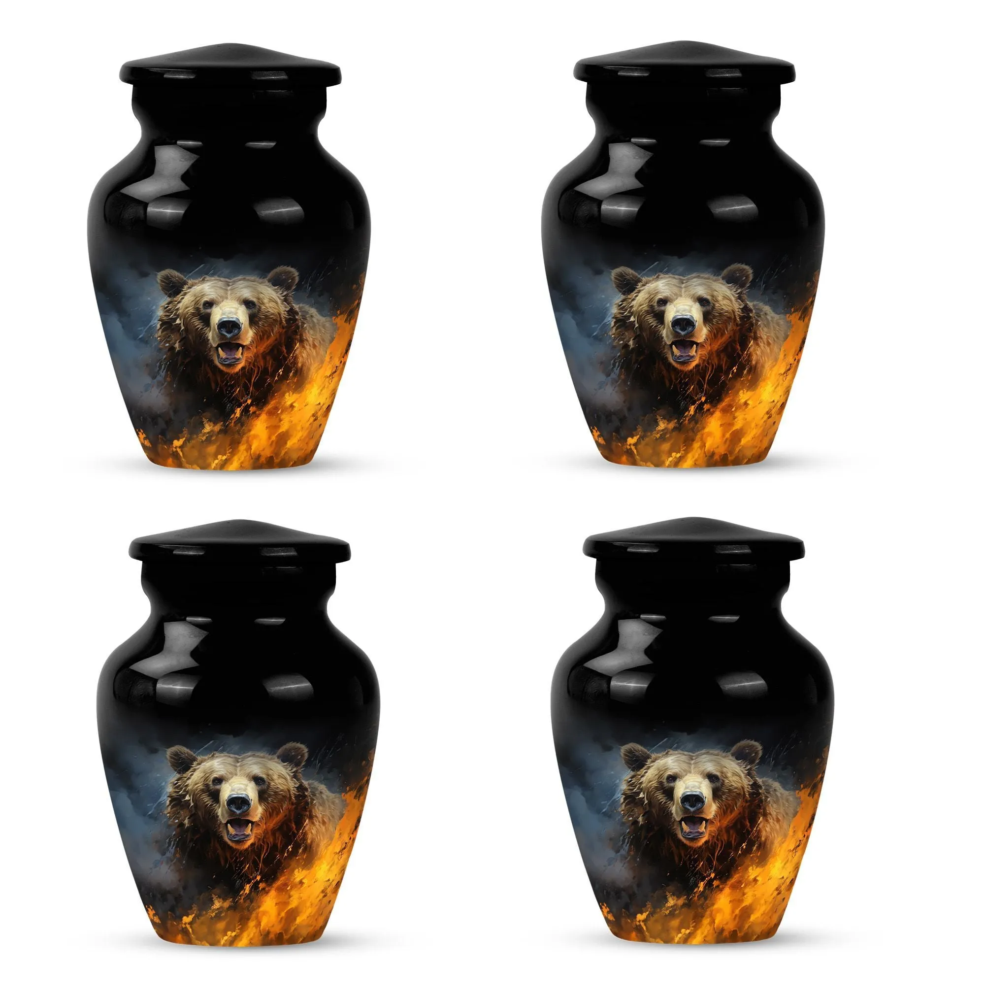 Bear Inspired Human Cremation Urn: A Memory Holder