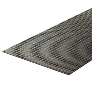 Black Steel Diamond Plate 1/2''