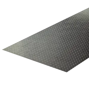 Black Steel Diamond Plate 1/8"
