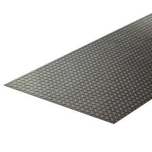 Black Steel Diamond Plate 3/16''