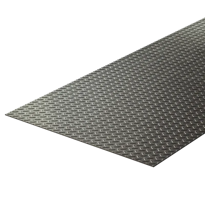 Black Steel Diamond Plate 3/16''