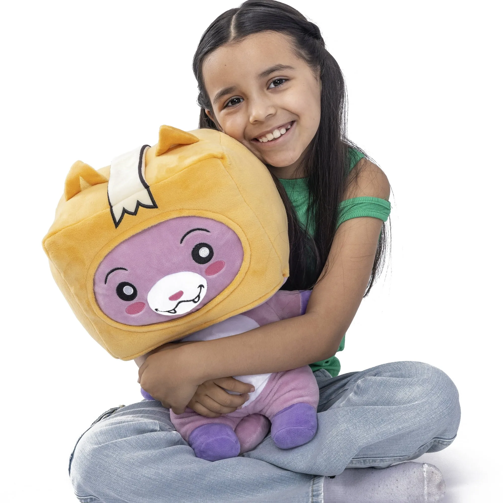 Bonkers Toys 29001 LankyBox Foxy Jumbo Plush, Collectible 16 inch Plush