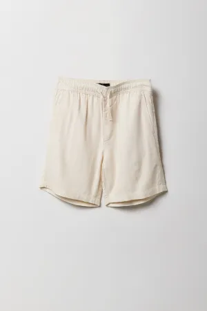 Boys Linen Drawstring Short