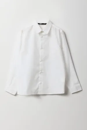 Boys Poplin Dress Shirt