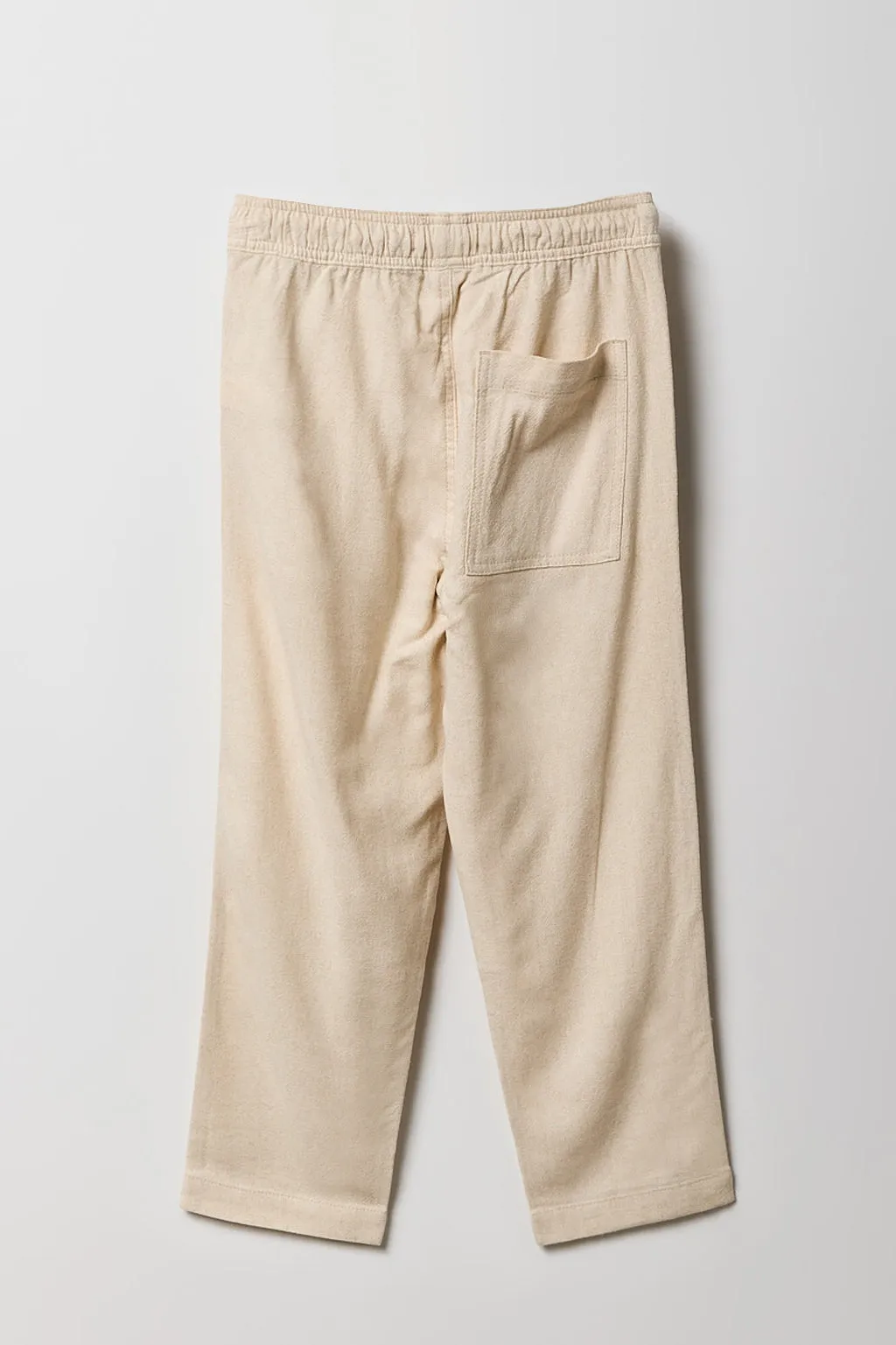 Boys Straight Leg Linen Pant