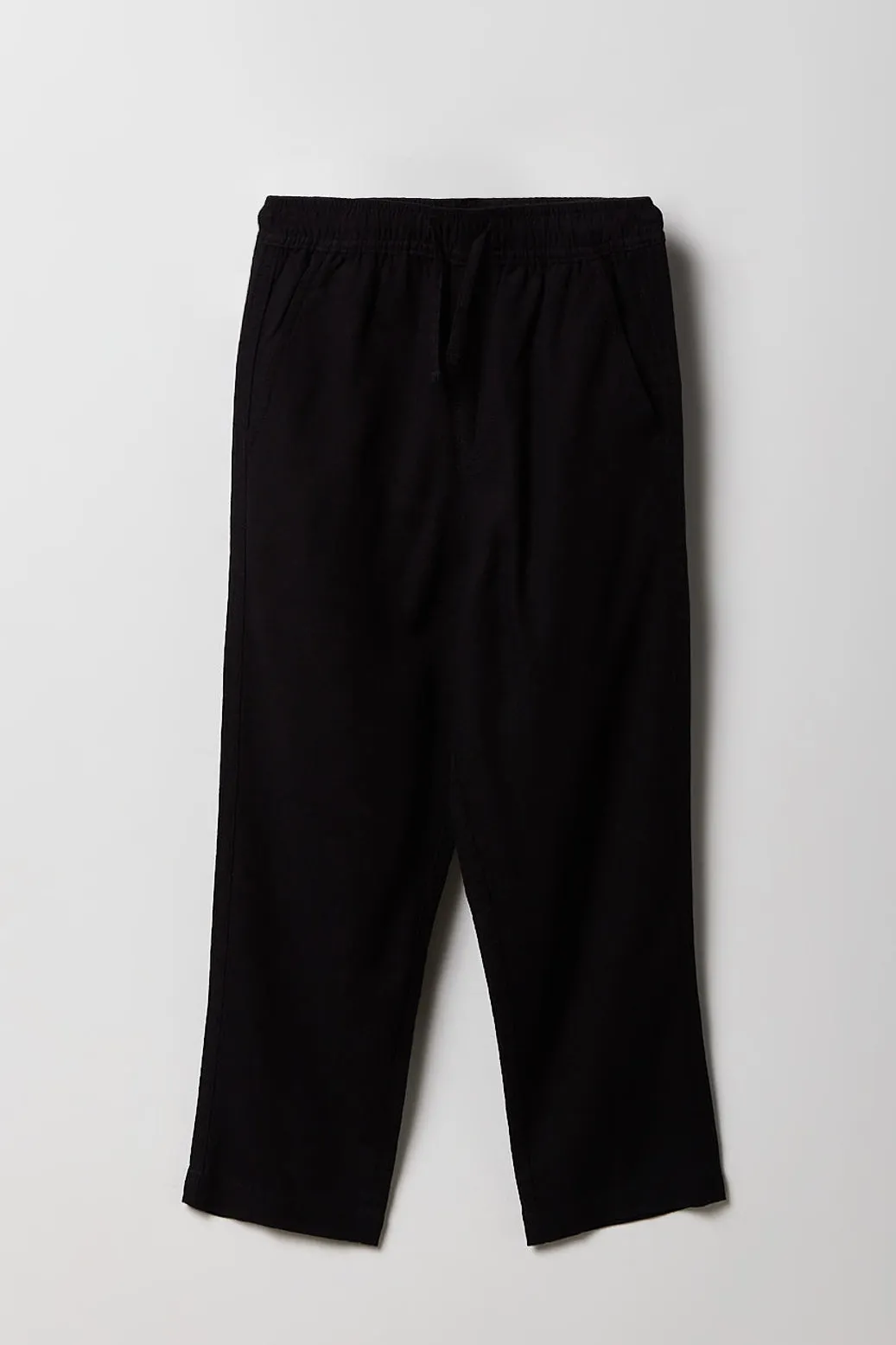 Boys Straight Leg Linen Pant