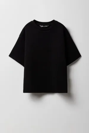 Boys Textured T-Shirt