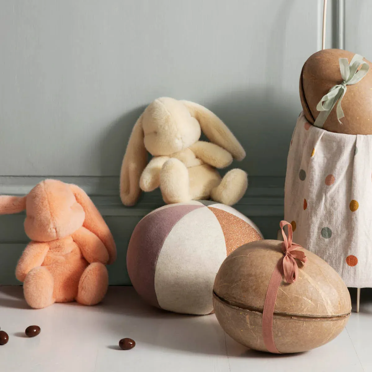 Bunny Plush, Cream Peach