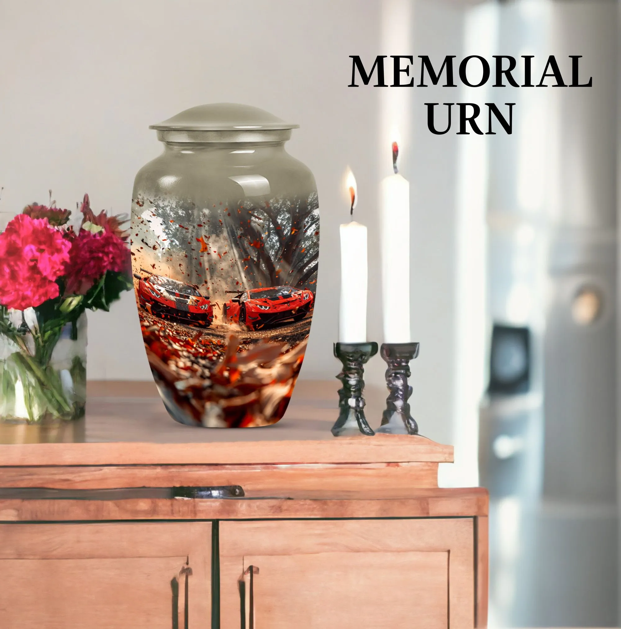 Butterfly Car Urn - Lasting Memorial Funeral Vessel for Ashes