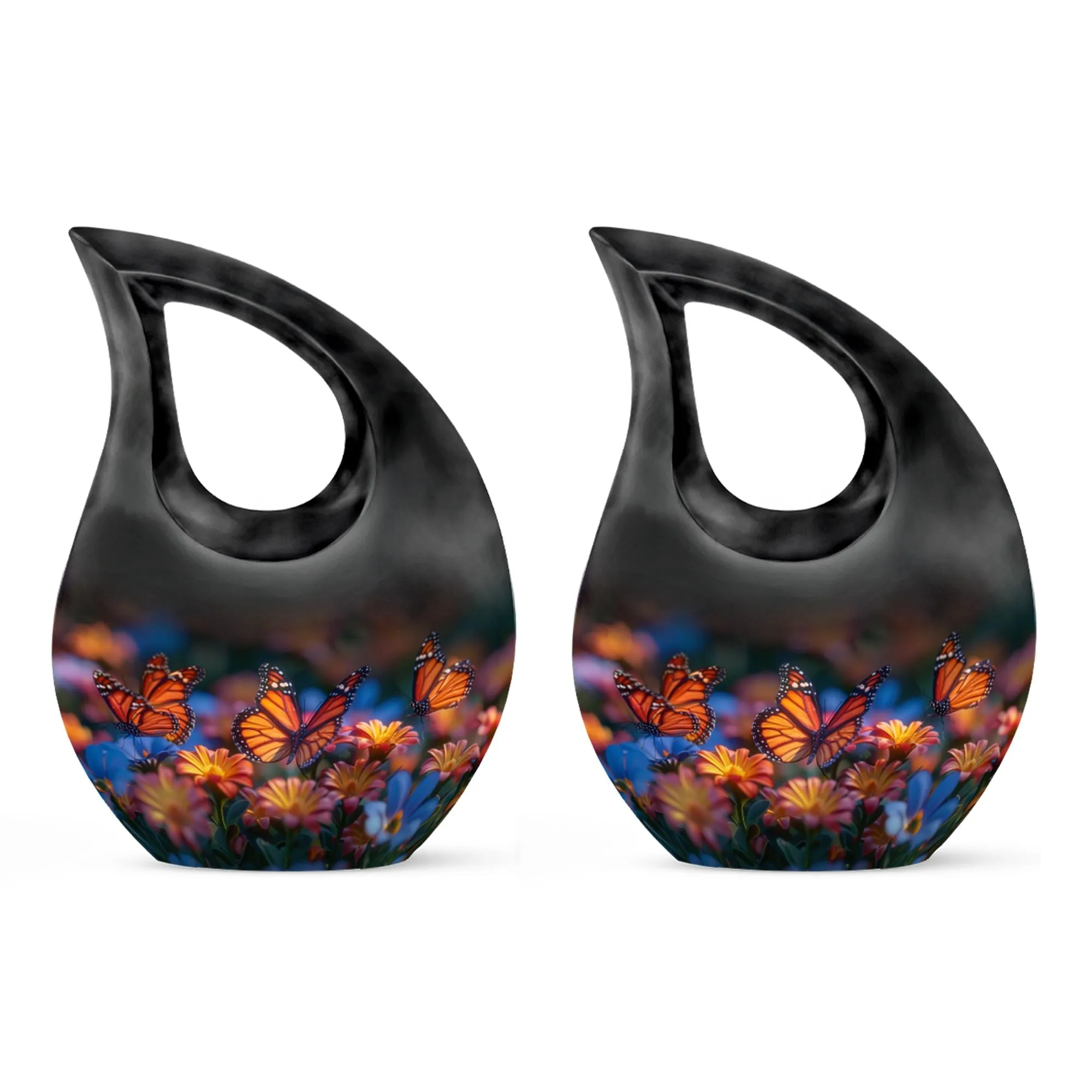 Butterfly Cremation Burial Urns For Adult Human Ashes Memorial & Funeral Urn