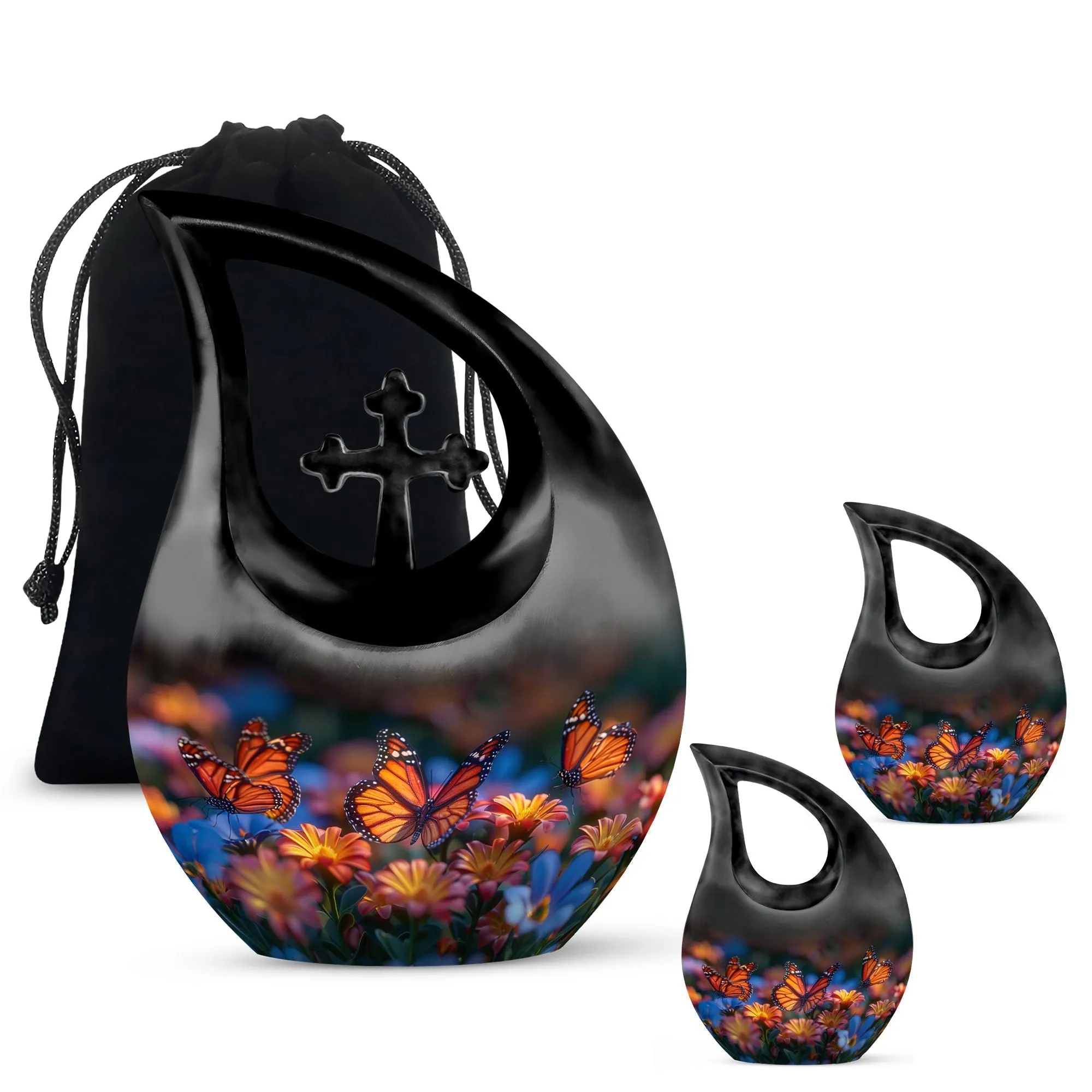 Butterfly Cremation Burial Urns For Adult Human Ashes Memorial & Funeral Urn