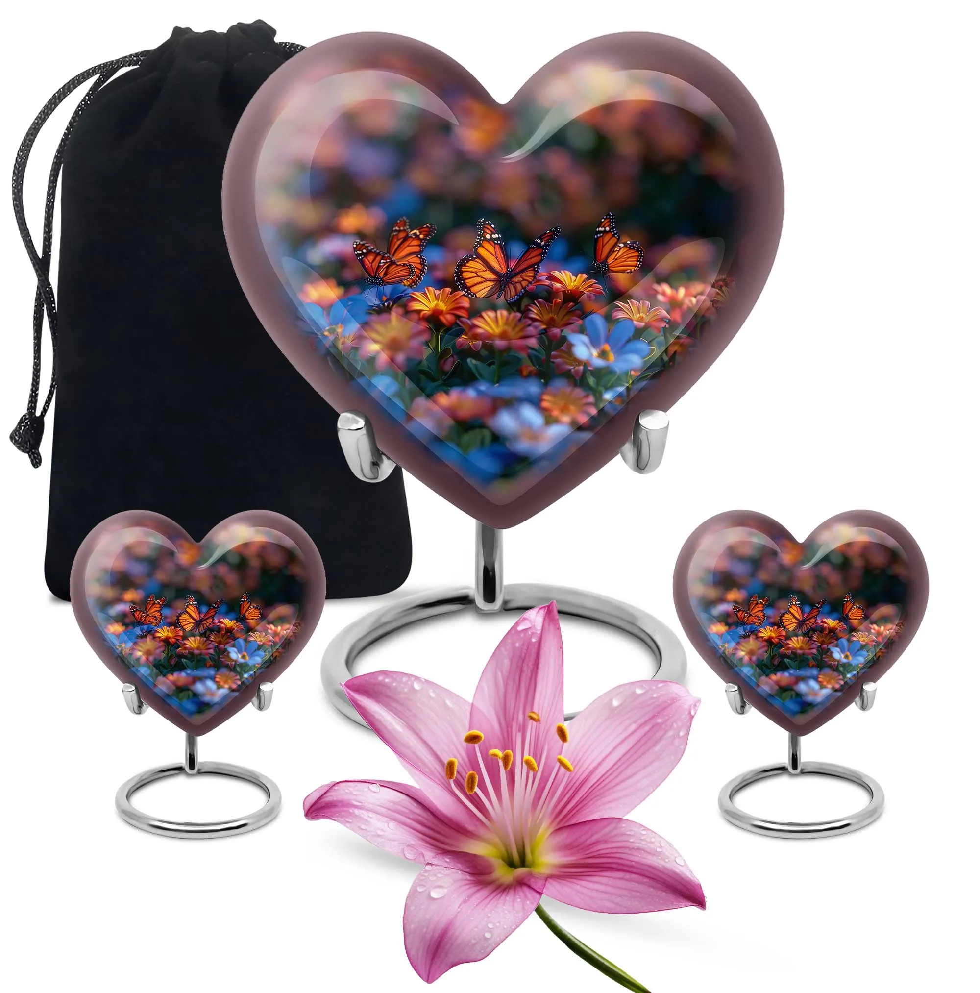 Butterfly Cremation Burial Urns For Adult Human Ashes Memorial & Funeral Urn