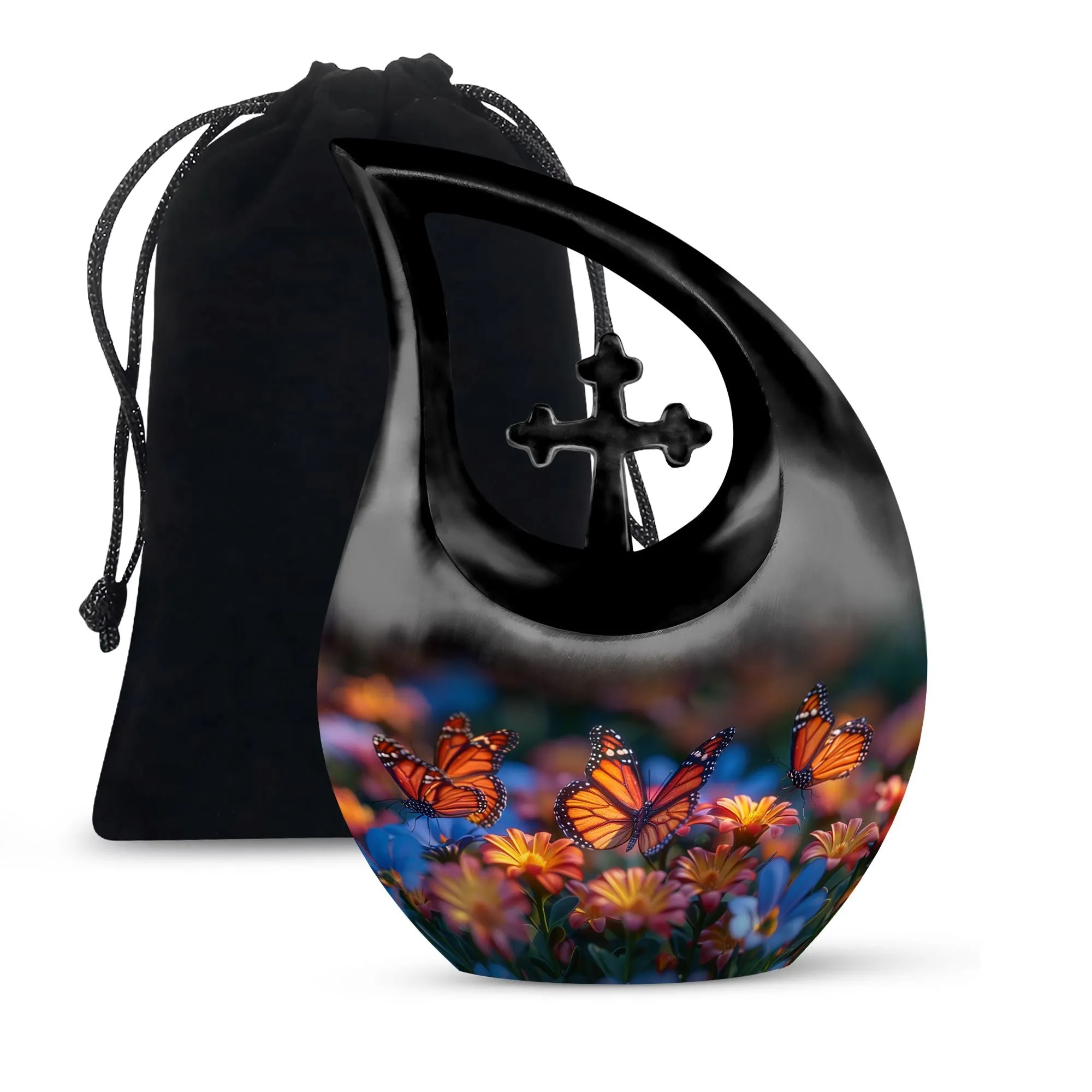 Butterfly Cremation Burial Urns For Adult Human Ashes Memorial & Funeral Urn