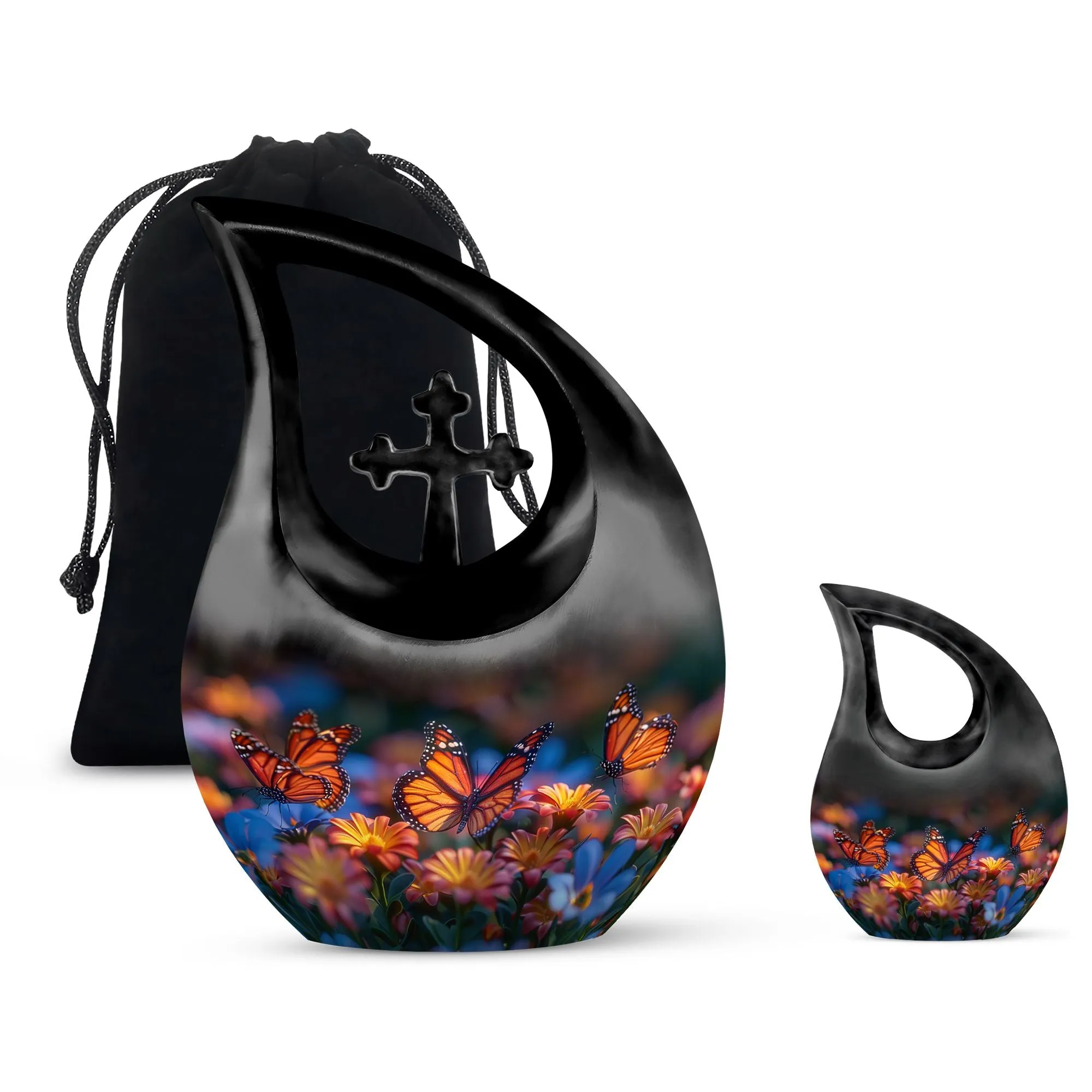 Butterfly Cremation Burial Urns For Adult Human Ashes Memorial & Funeral Urn