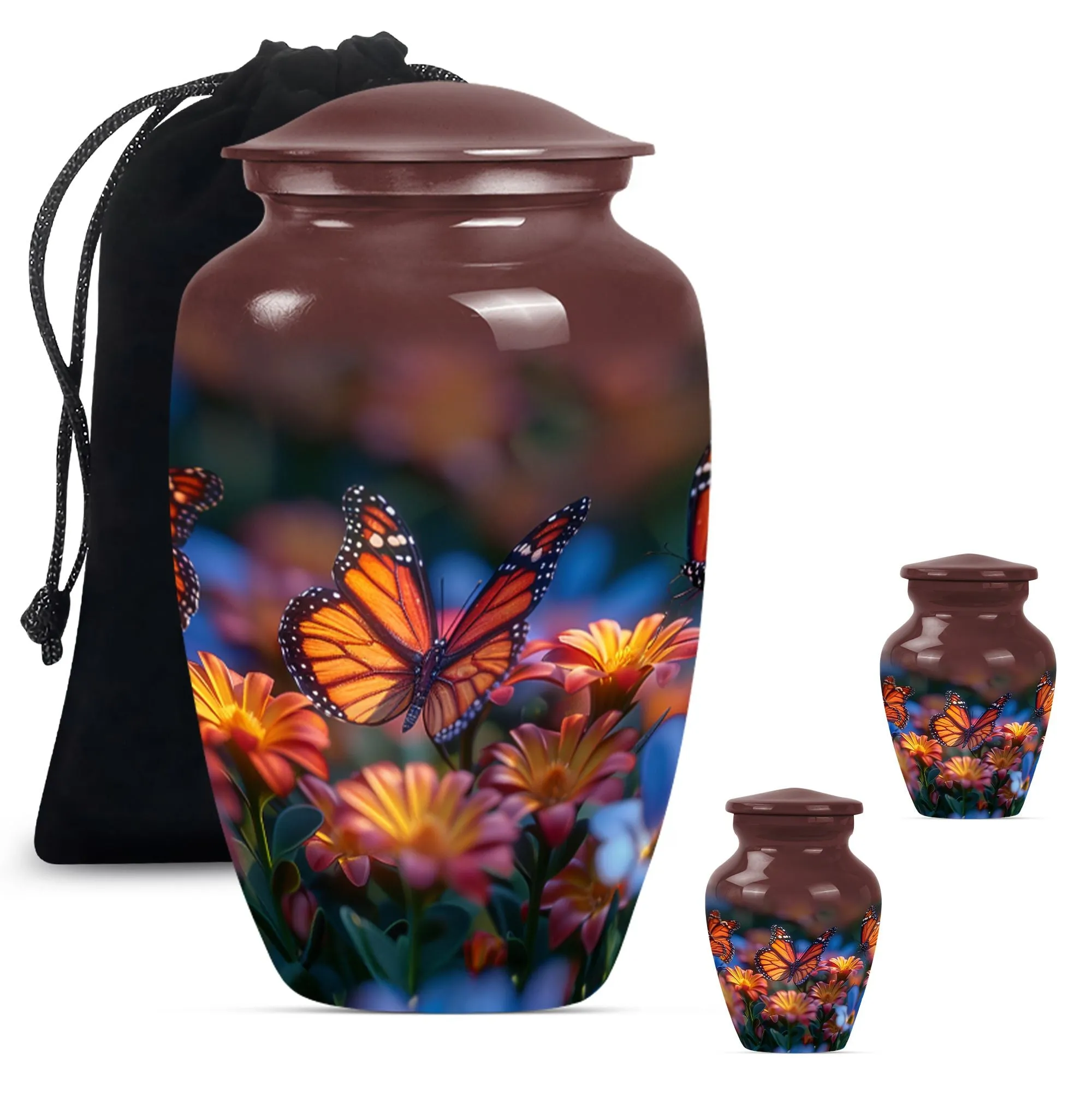 Butterfly Cremation Burial Urns For Adult Human Ashes Memorial & Funeral Urn