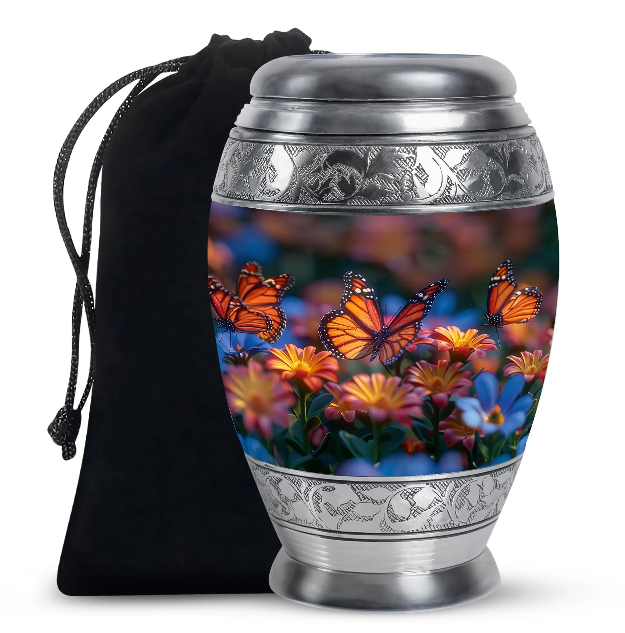 Butterfly Cremation Burial Urns For Adult Human Ashes Memorial & Funeral Urn