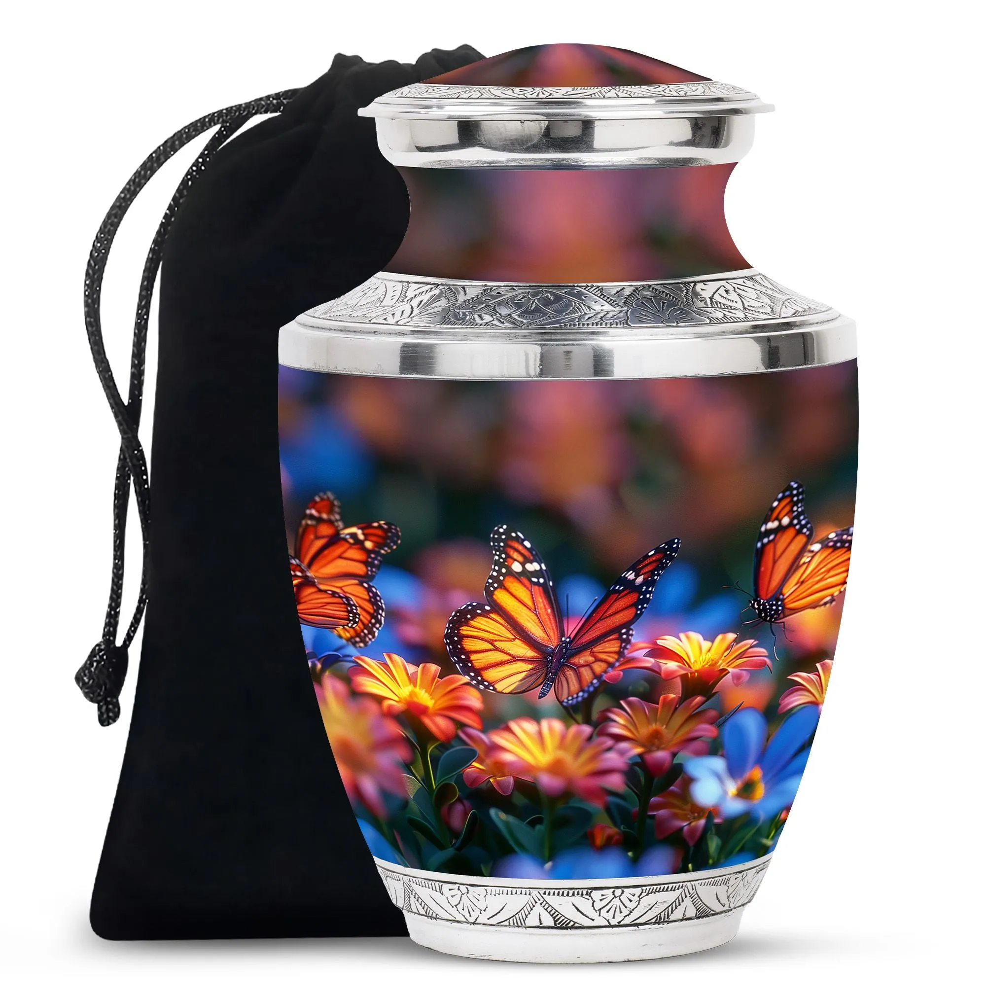 Butterfly Cremation Burial Urns For Adult Human Ashes Memorial & Funeral Urn
