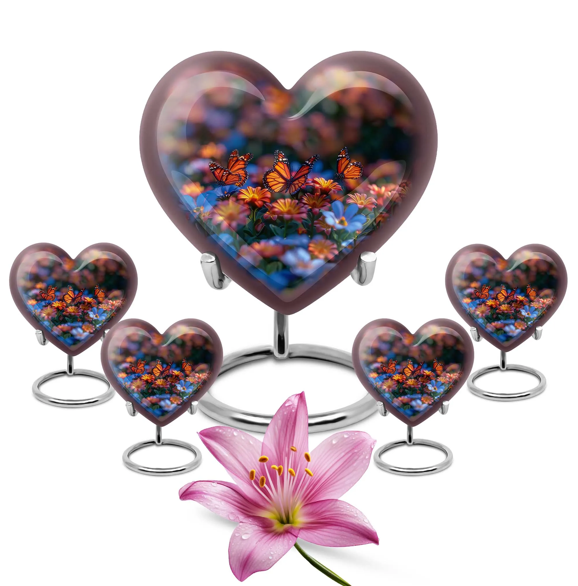 Butterfly Cremation Burial Urns For Adult Human Ashes Memorial & Funeral Urn