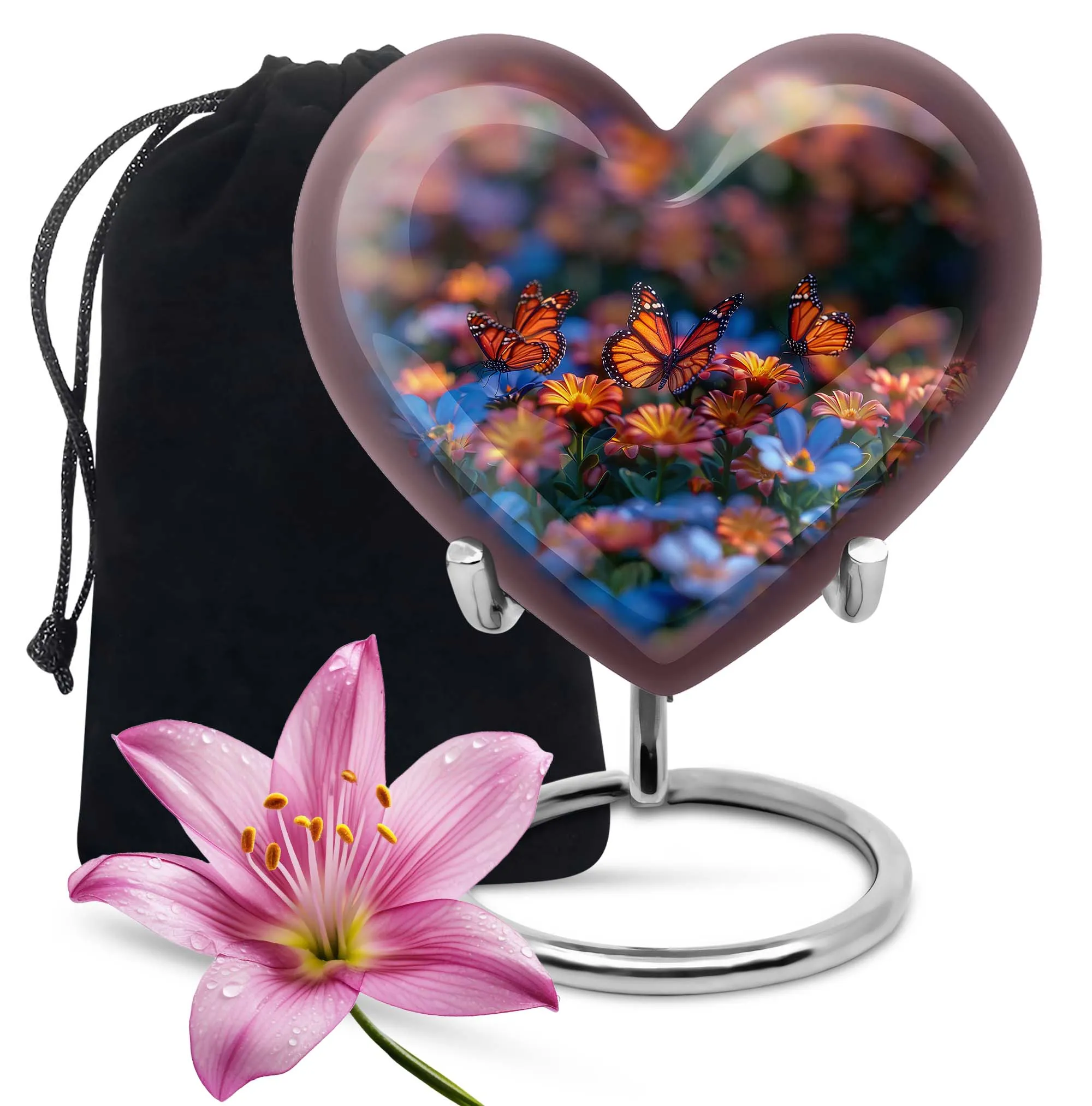 Butterfly Cremation Burial Urns For Adult Human Ashes Memorial & Funeral Urn