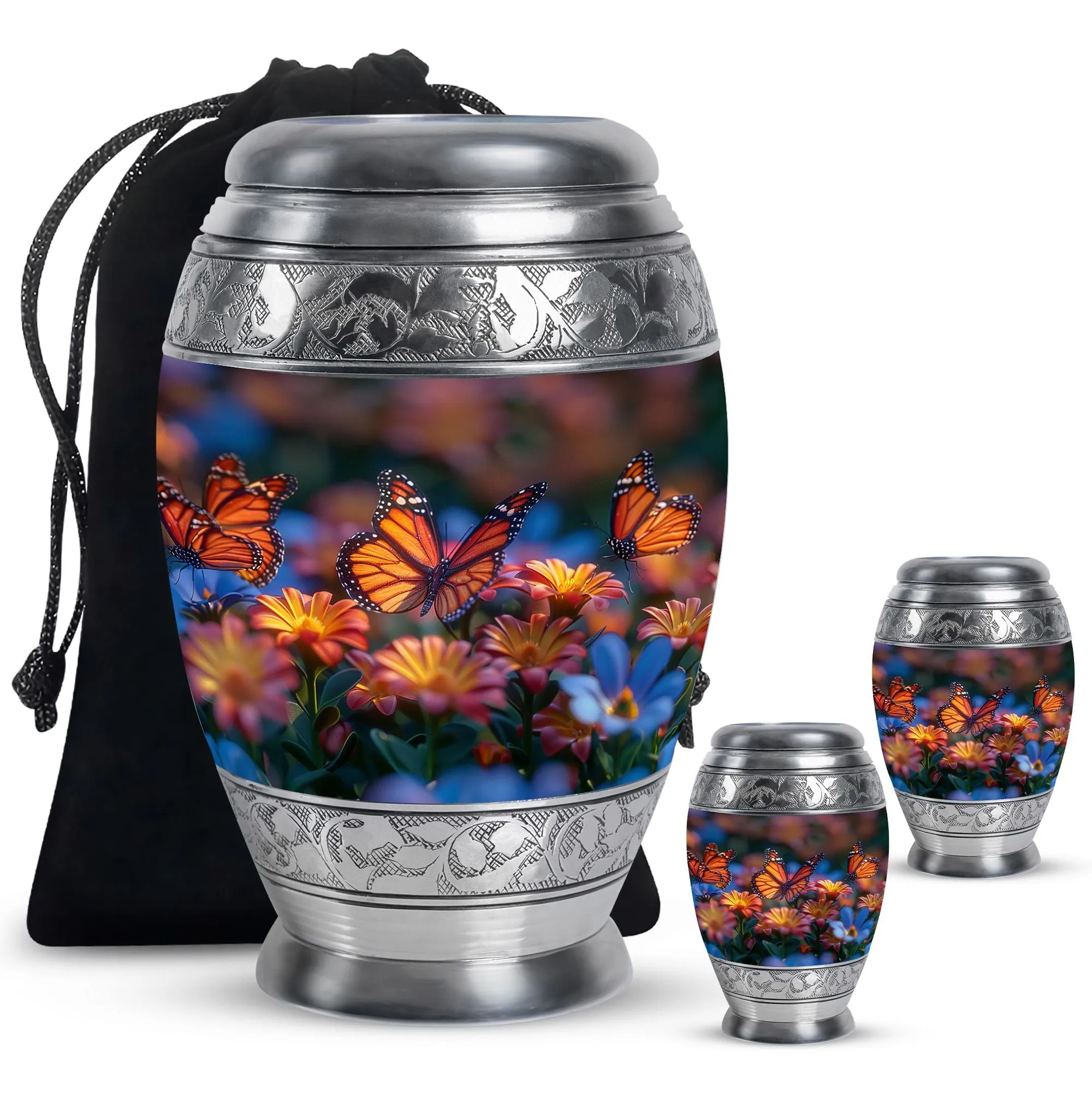 Butterfly Cremation Burial Urns For Adult Human Ashes Memorial & Funeral Urn