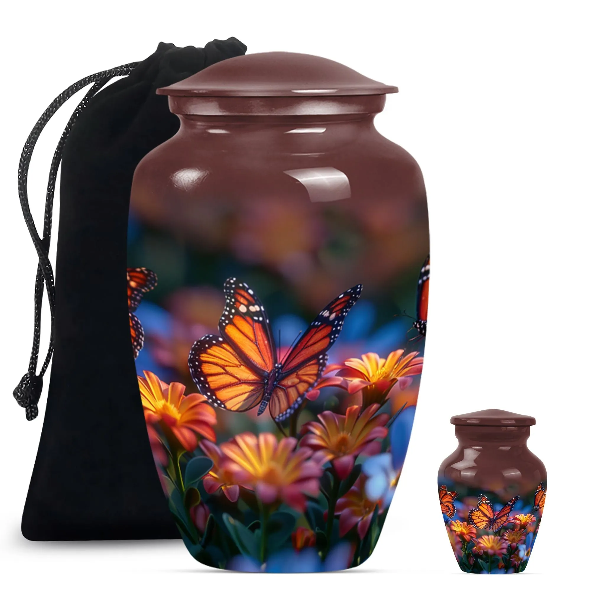 Butterfly Cremation Burial Urns For Adult Human Ashes Memorial & Funeral Urn