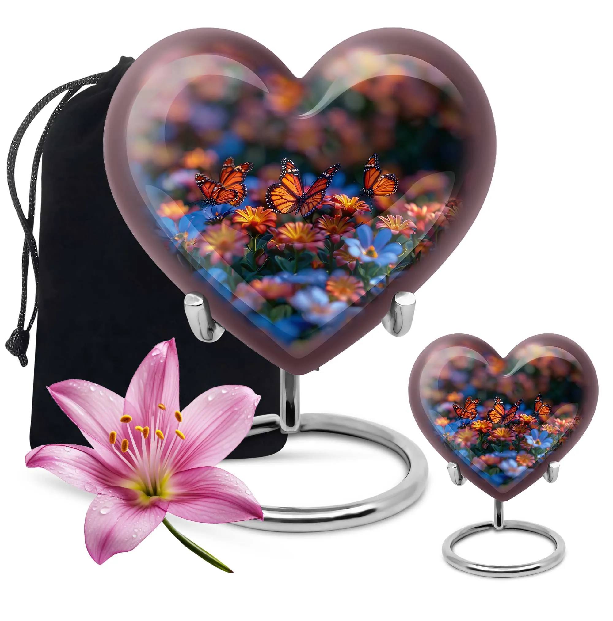 Butterfly Cremation Burial Urns For Adult Human Ashes Memorial & Funeral Urn