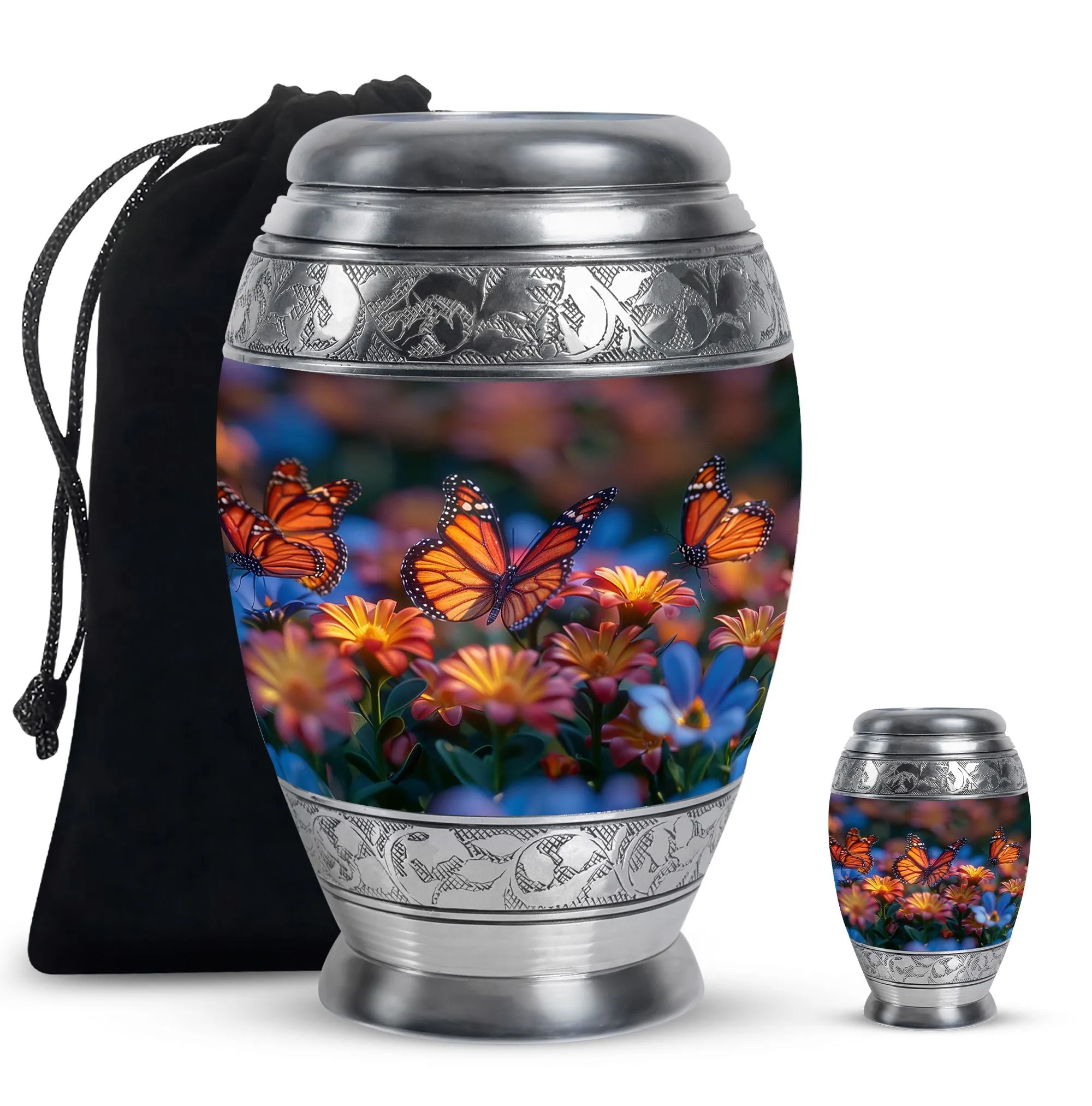 Butterfly Cremation Burial Urns For Adult Human Ashes Memorial & Funeral Urn