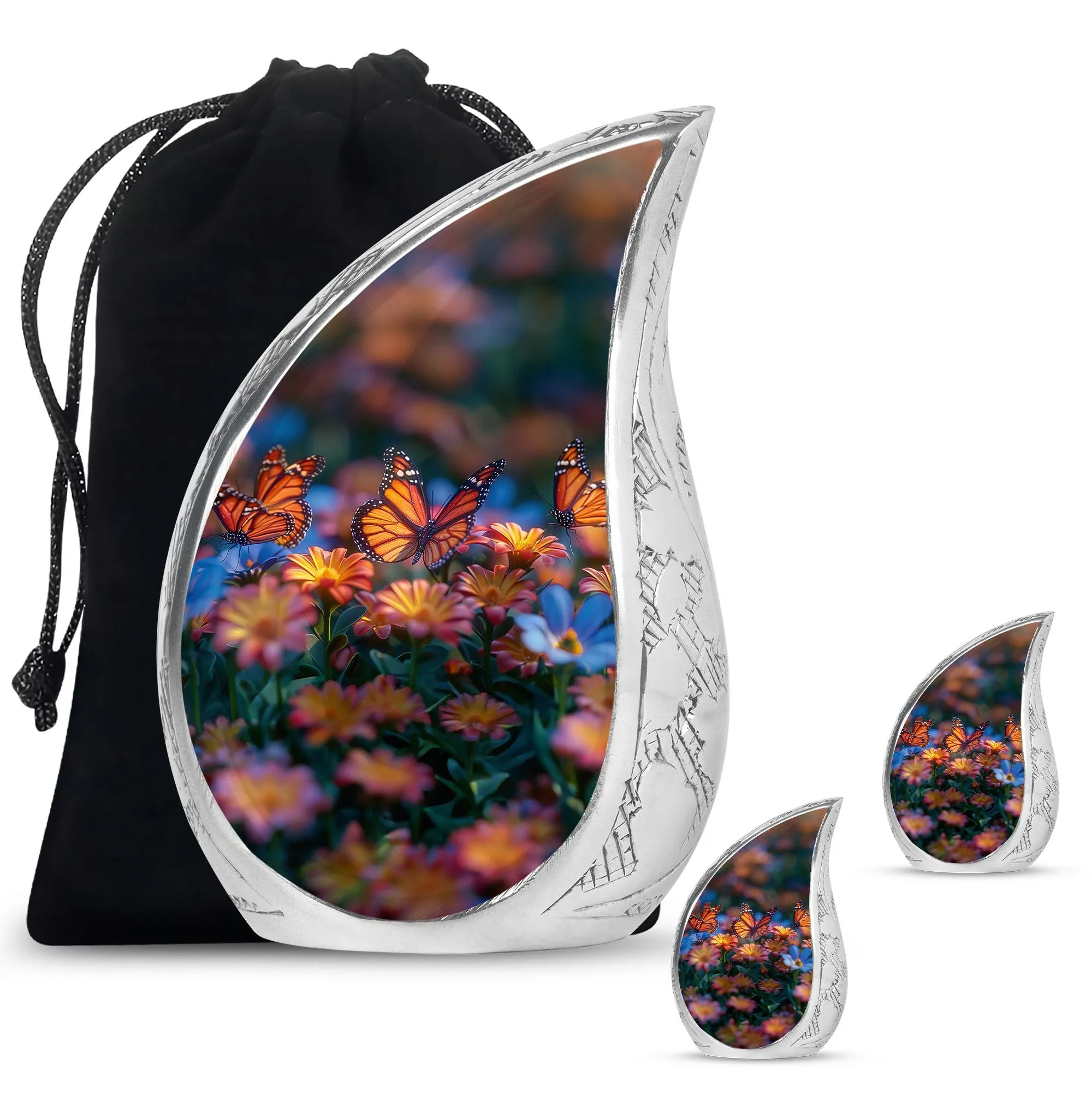 Butterfly Cremation Burial Urns For Adult Human Ashes Memorial & Funeral Urn