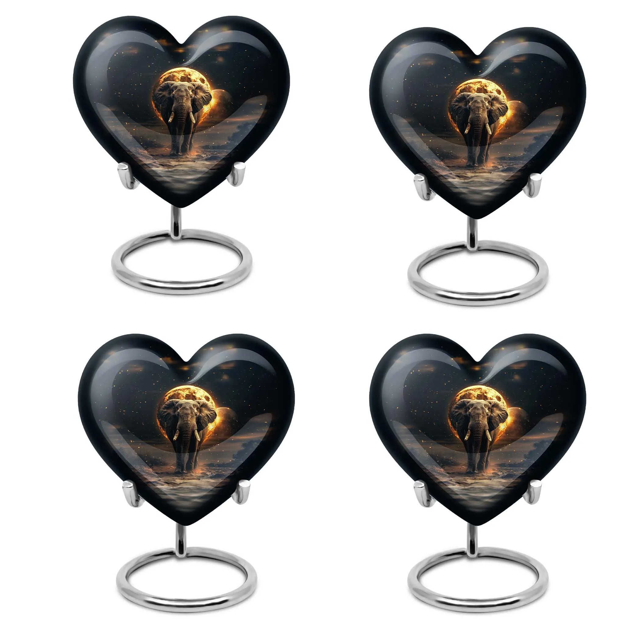 Butterfly Elephant Urn - Cremation Memorial for Adults