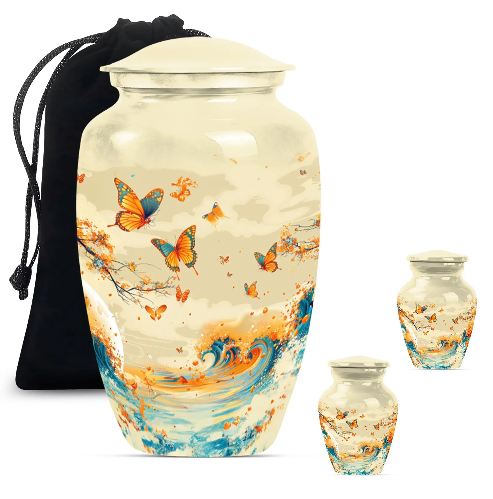 Butterfly Memorial Urn for Human Ashes