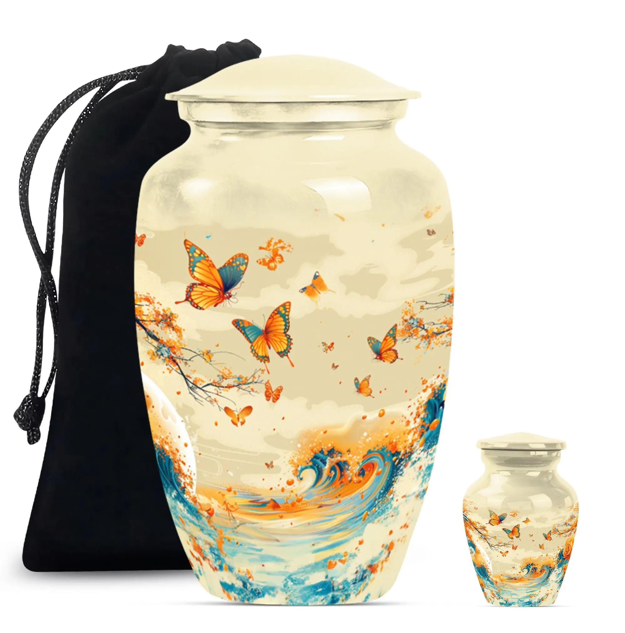 Butterfly Memorial Urn for Human Ashes