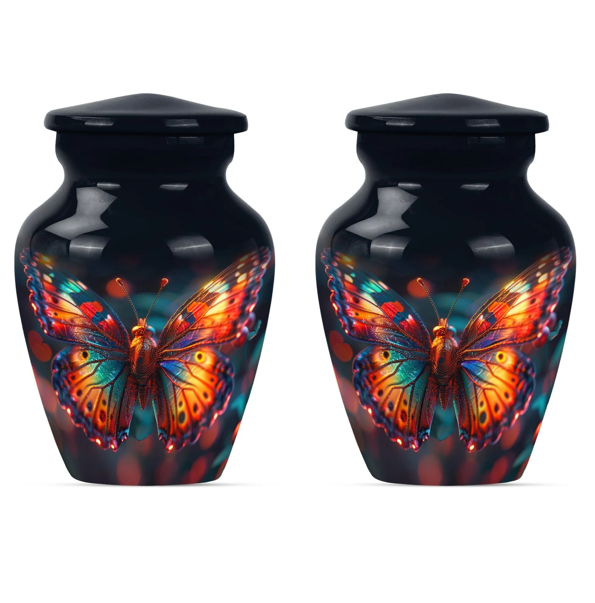Butterfly Reflections: Personalizable Unique Memorial Urn for Mom