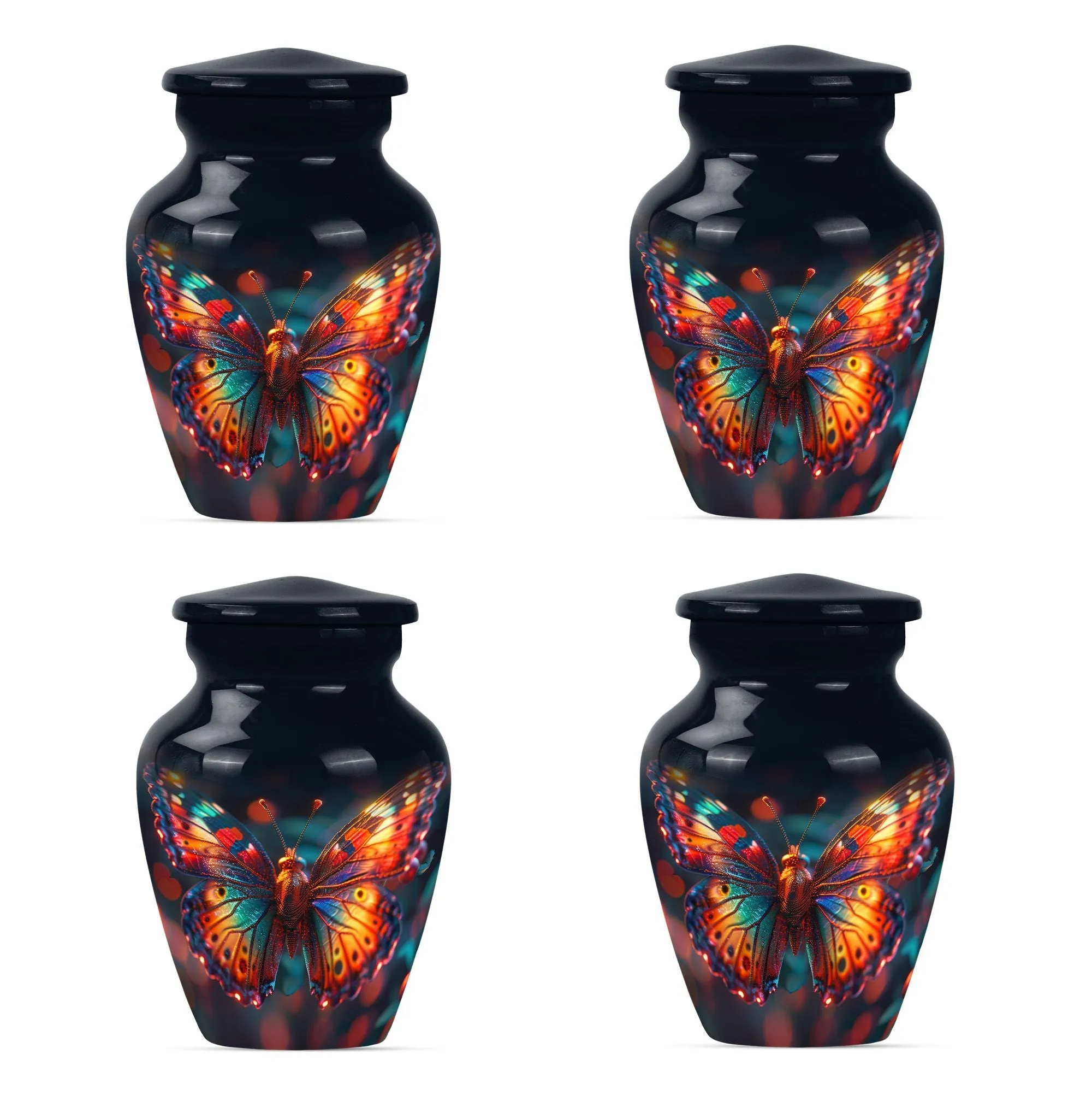 Butterfly Reflections: Personalizable Unique Memorial Urn for Mom