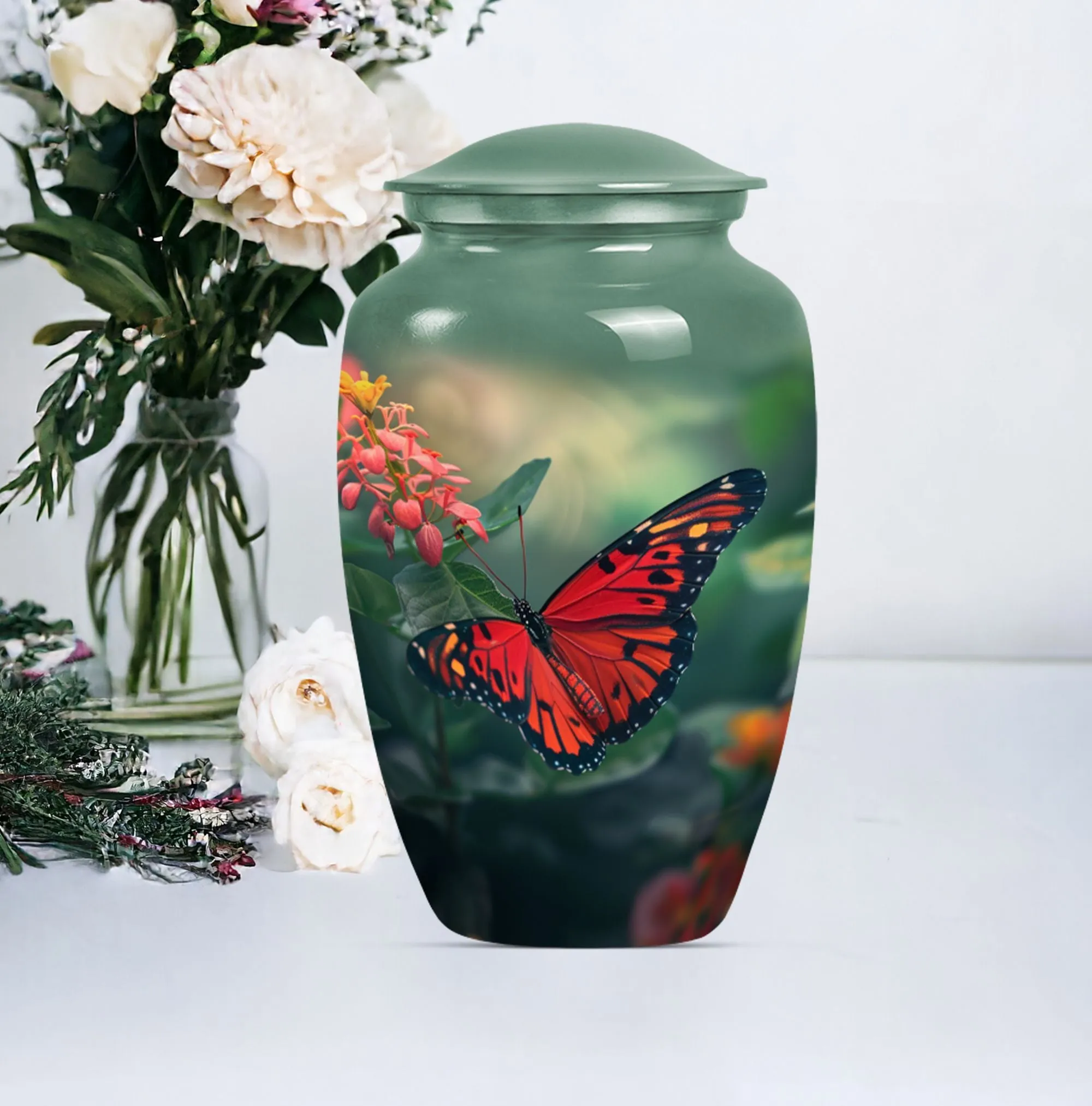 Butterfly Serenity - Honouring Journey Beyond, Lasting Cremation Urn
