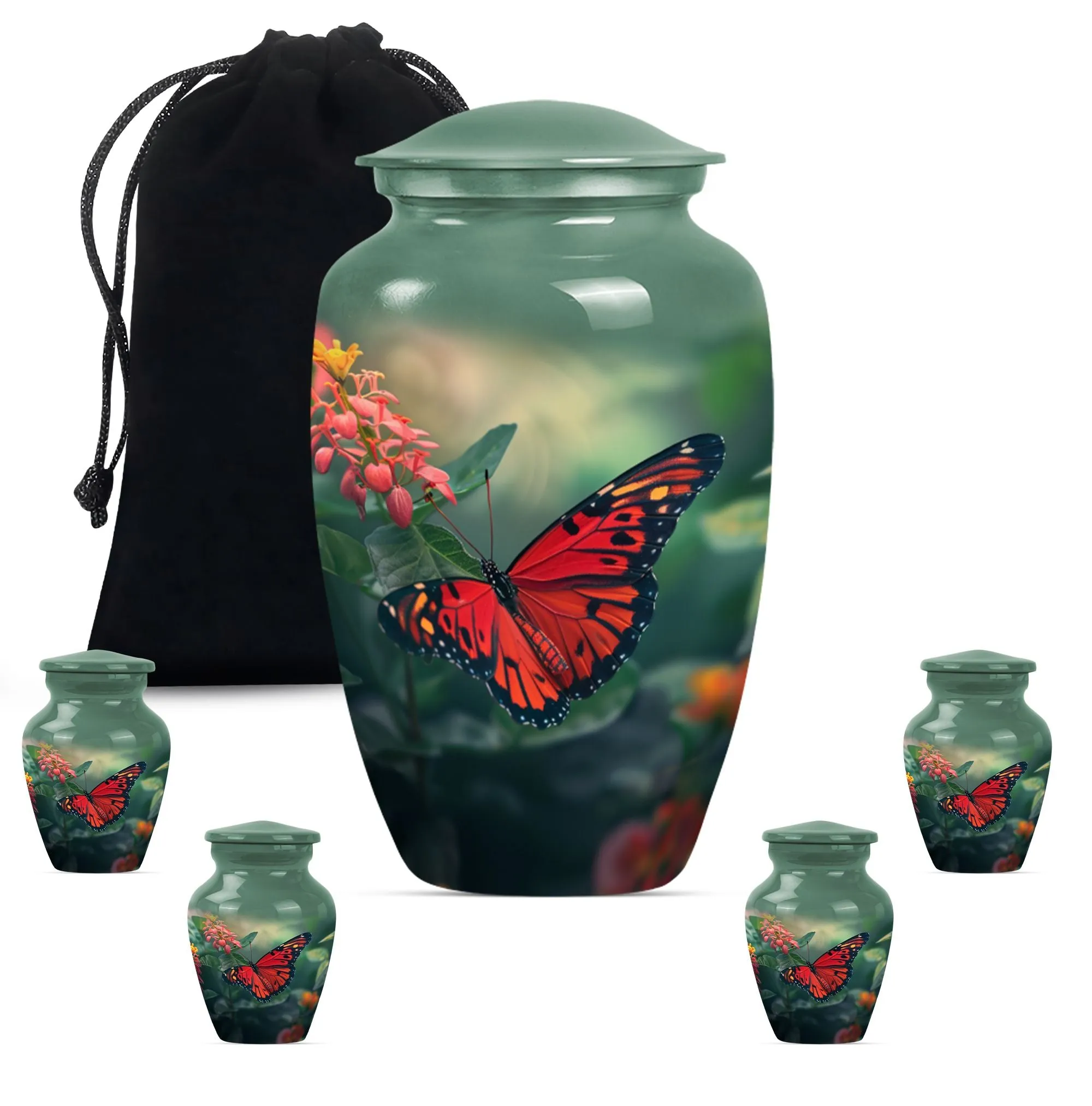 Butterfly Serenity - Honouring Journey Beyond, Lasting Cremation Urn