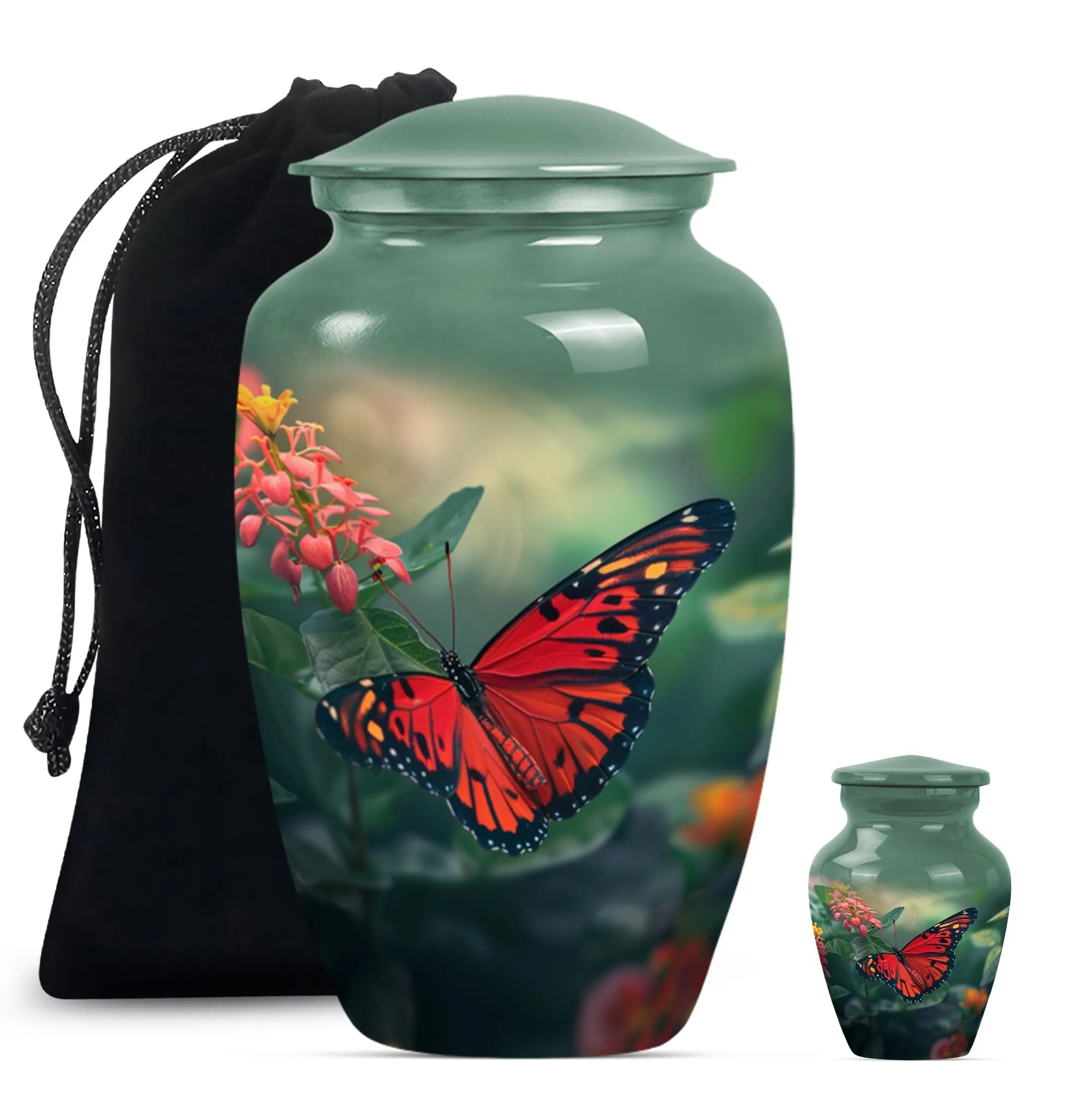 Butterfly Serenity - Honouring Journey Beyond, Lasting Cremation Urn