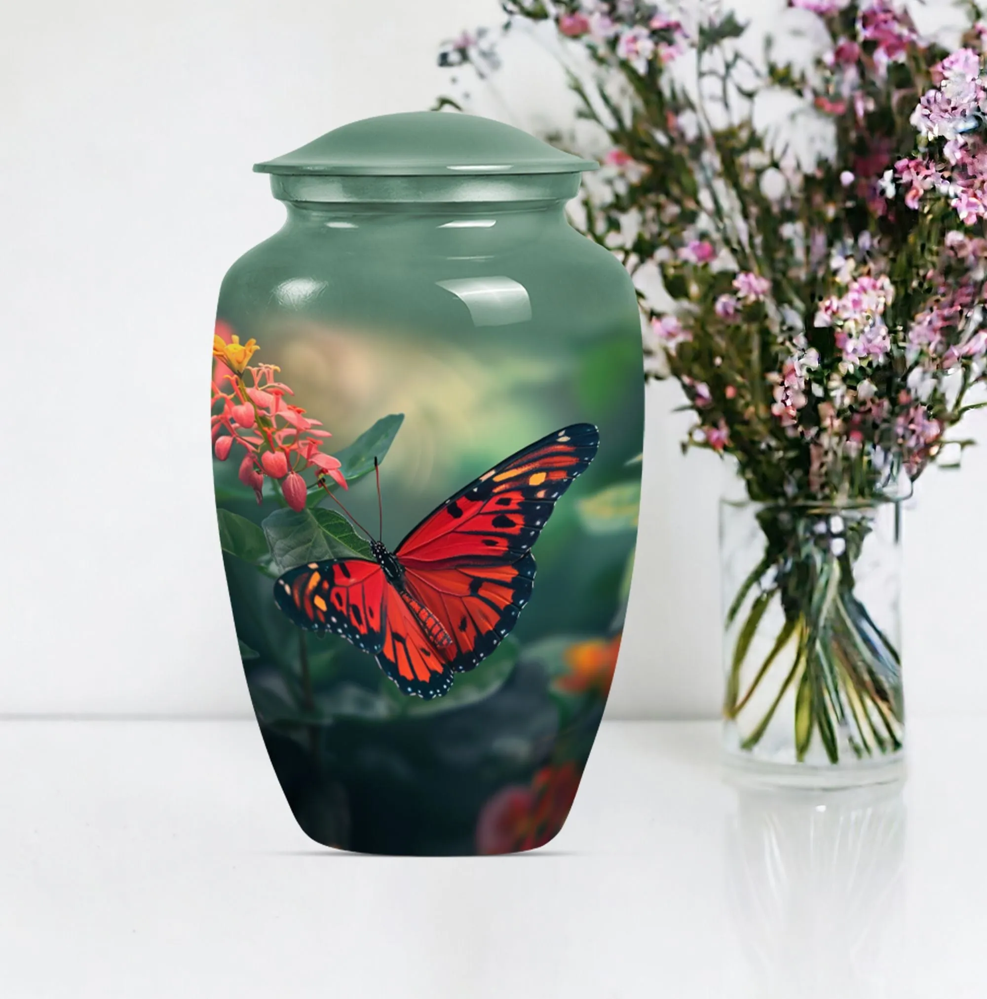Butterfly Serenity - Honouring Journey Beyond, Lasting Cremation Urn