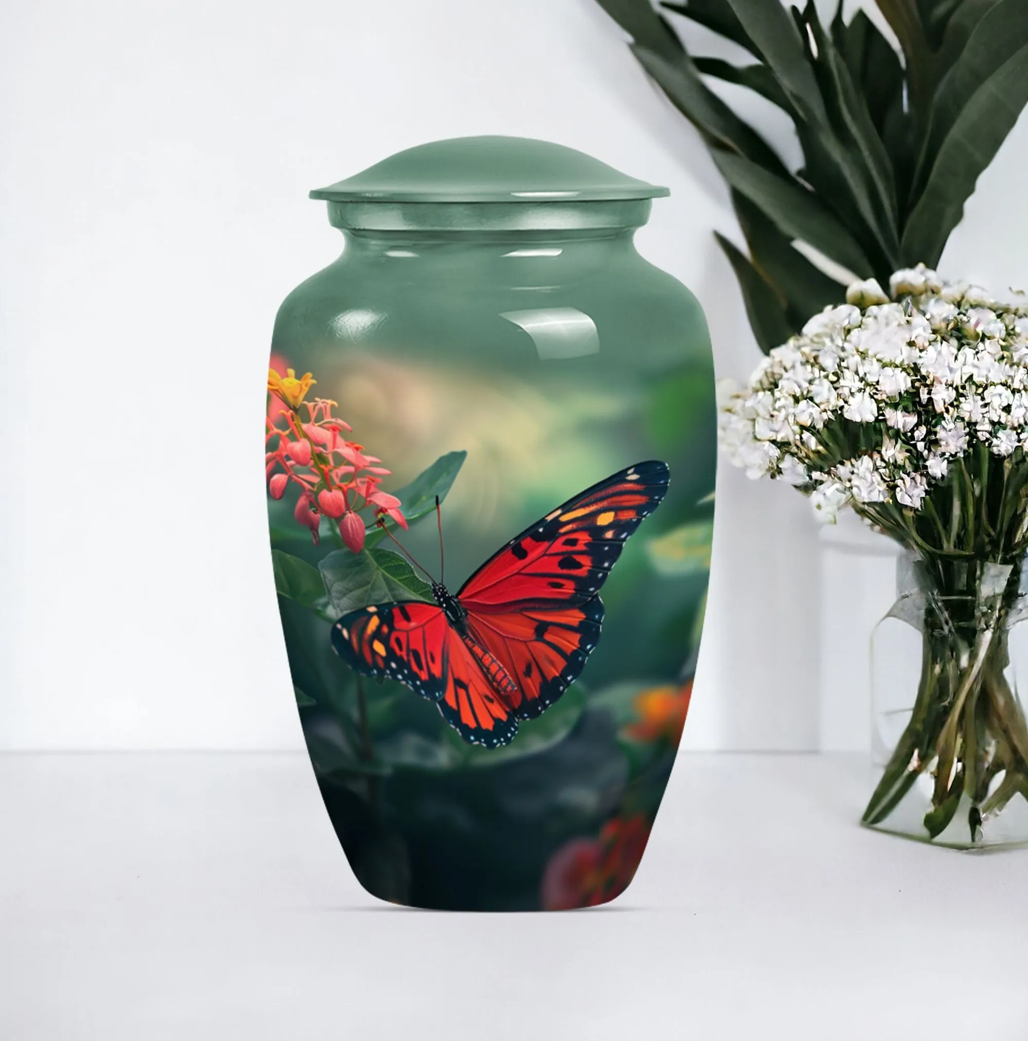 Butterfly Serenity - Honouring Journey Beyond, Lasting Cremation Urn