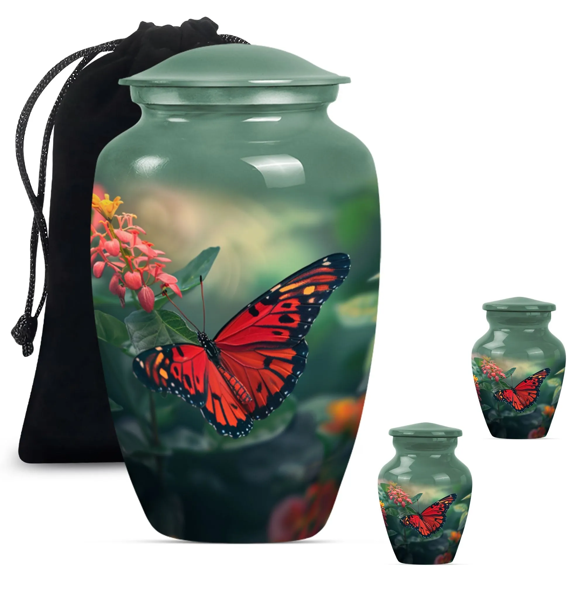 Butterfly Serenity - Honouring Journey Beyond, Lasting Cremation Urn